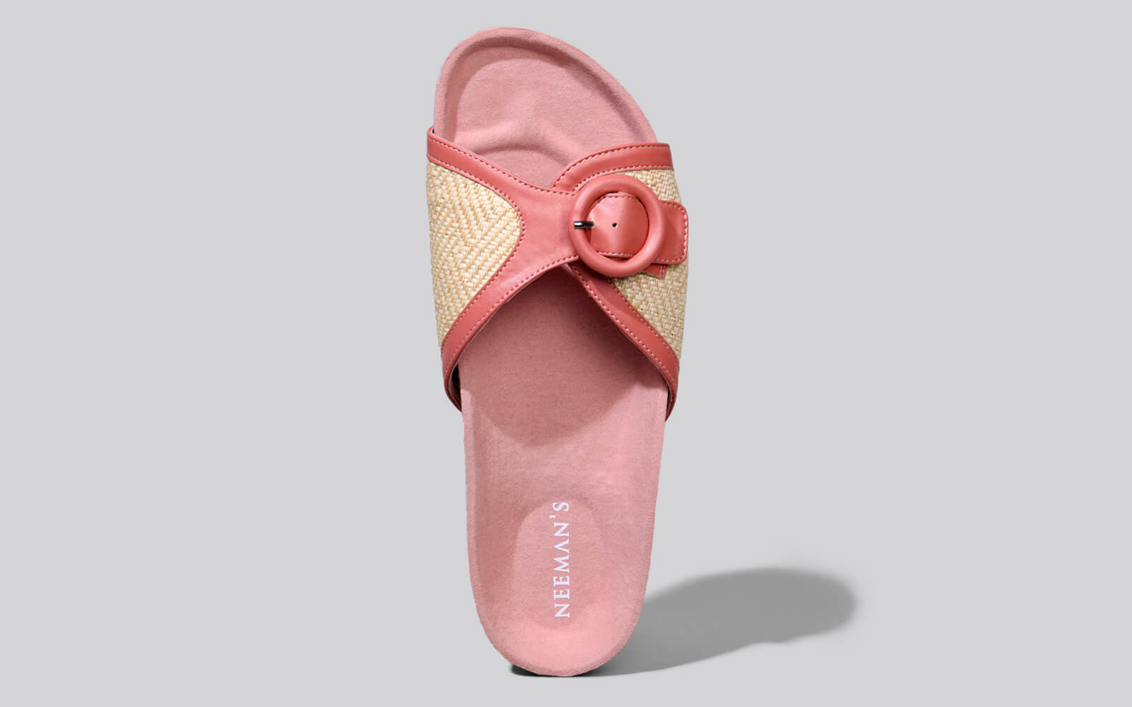 Neeman's Boheme Chic Slides : Peach - view 2
