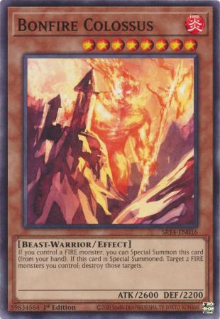 Yu-Gi-Oh! Bonfire Colossus - SR14-EN016 - Common - 1st Edition