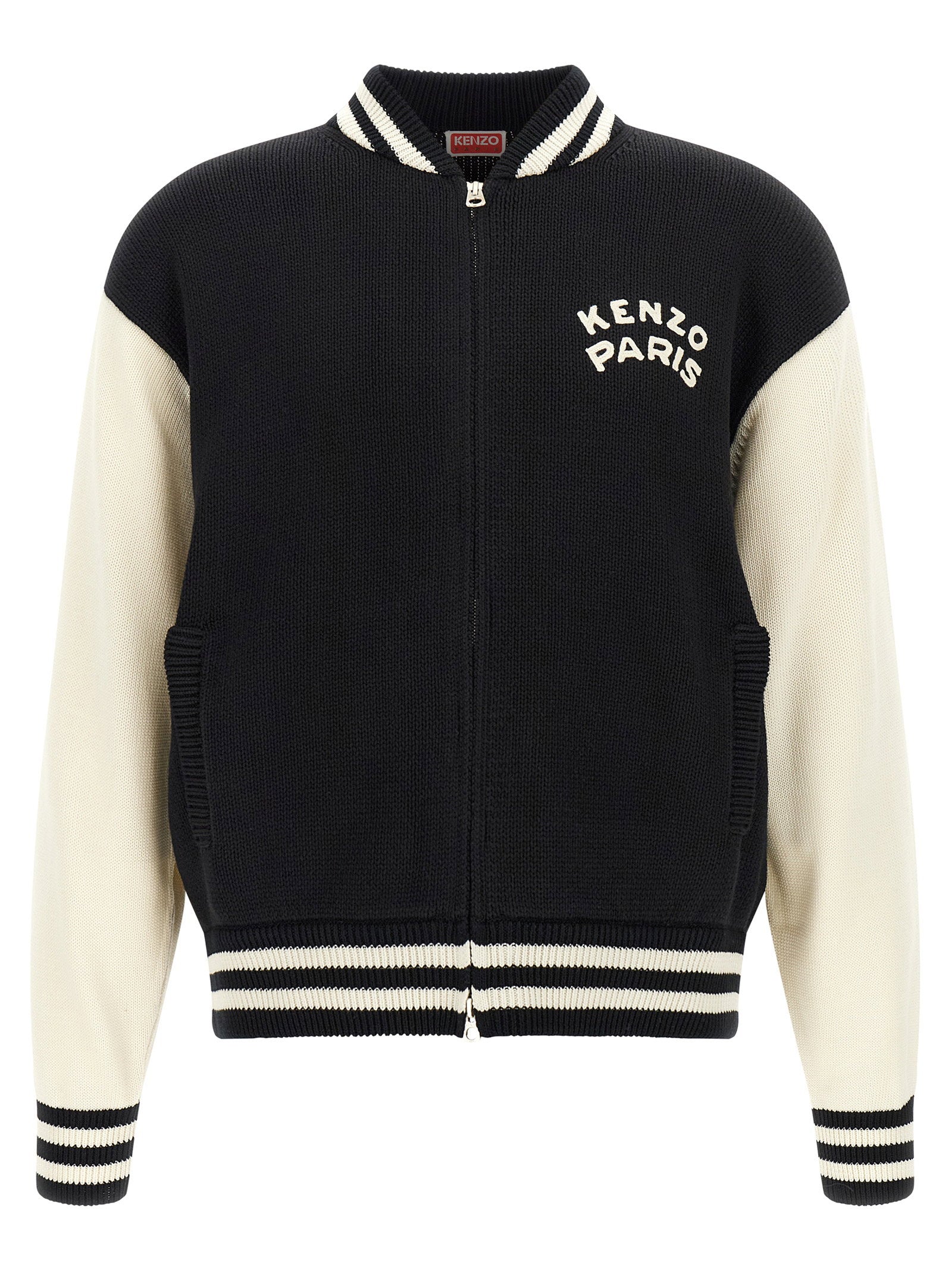 Kenzo Paris Emblem Cardigan – 100% cotton