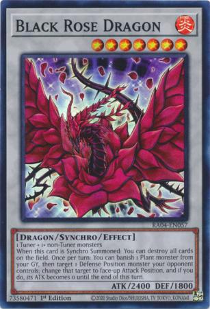 Yu-Gi-Oh! Black Rose Dragon - RA04-EN057 - Super Rare - 1st Edition