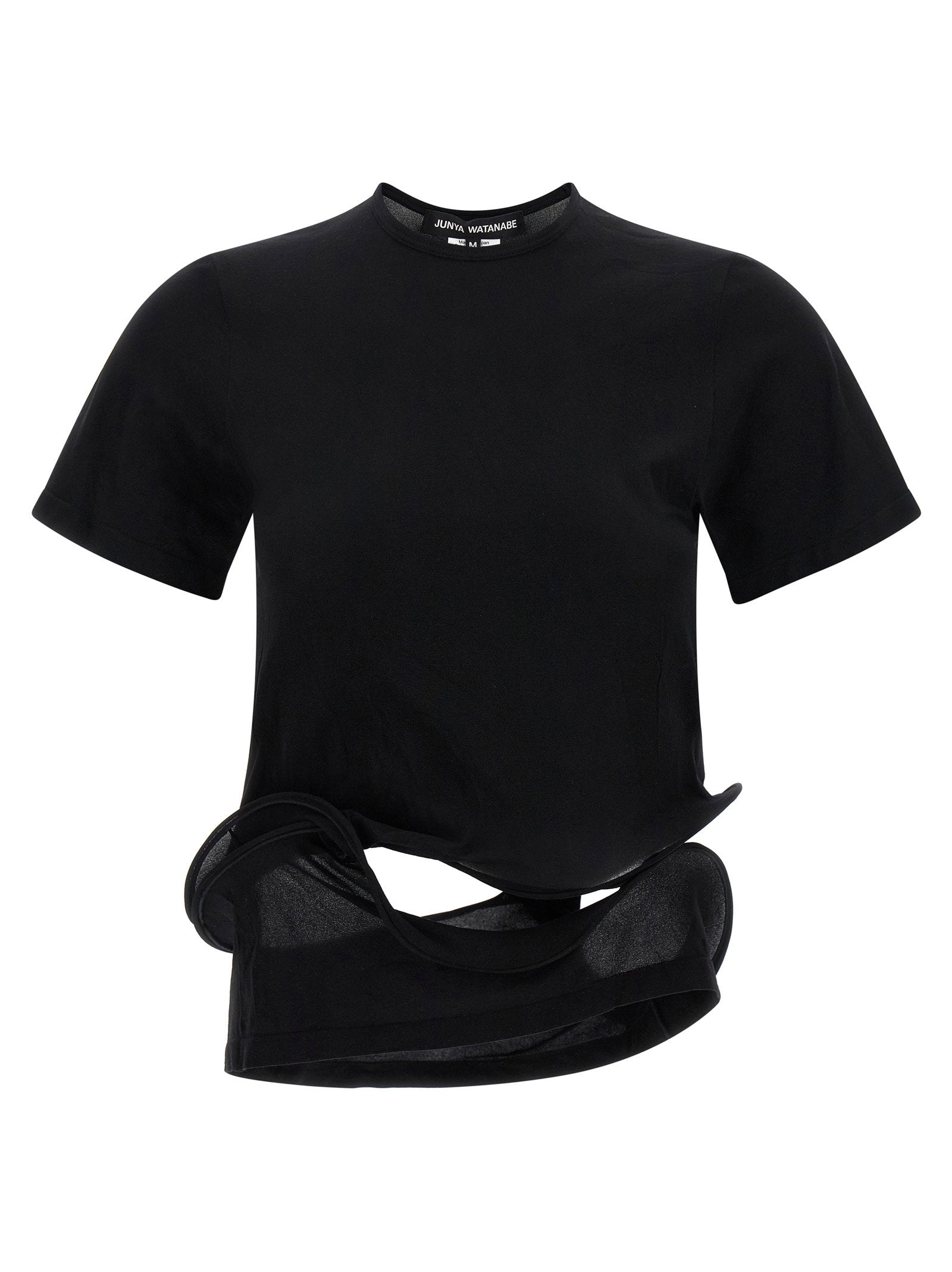 Junya Watanabe Sculptural Background T-shirt – 100% nylon