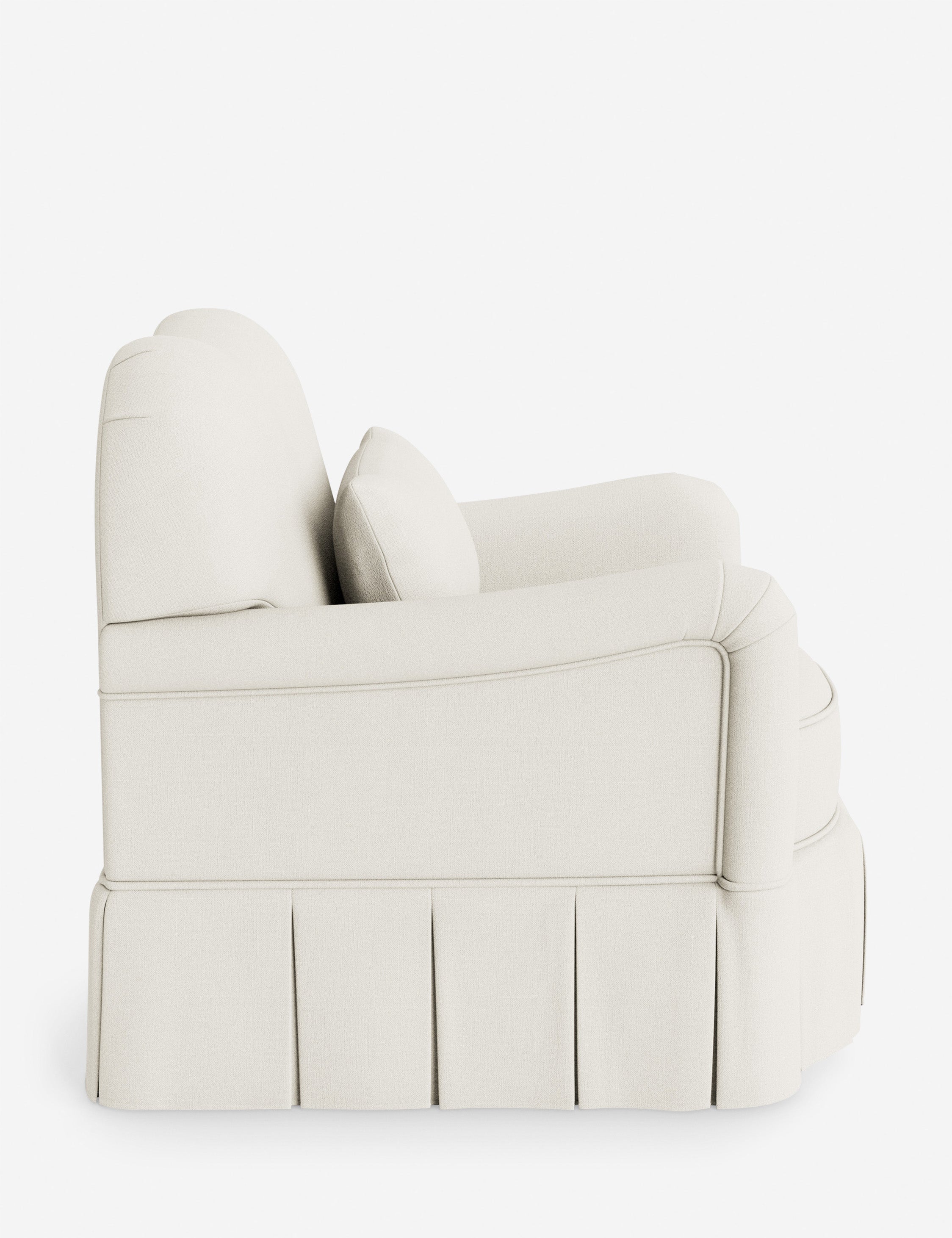 Lulu and Georgia Middleton Skirted Accent Chair by Ginny Macdonald - view 143