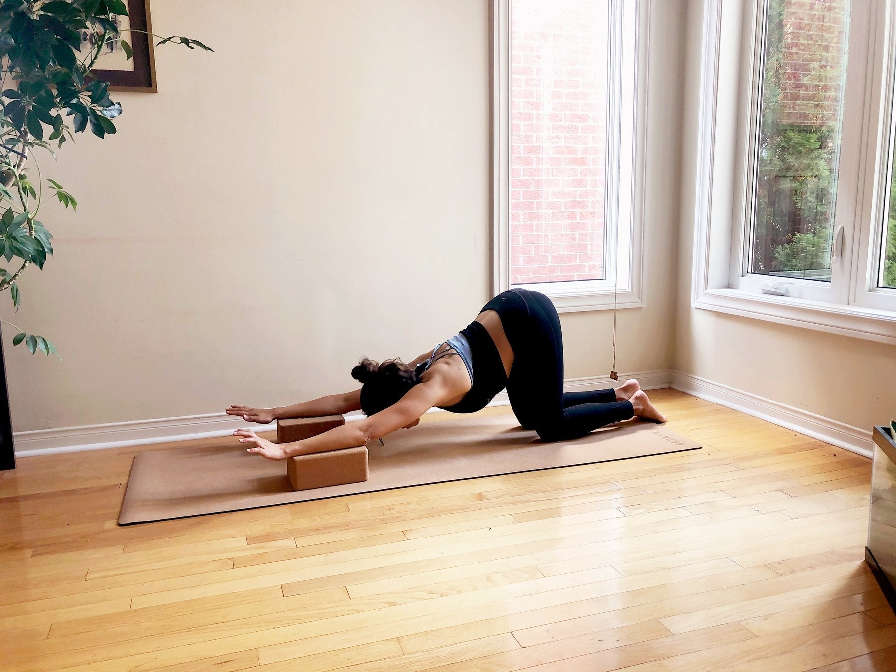 UPYOGA Sustainable Yoga Cork Blocks- Natural Fitness Cork - view 12