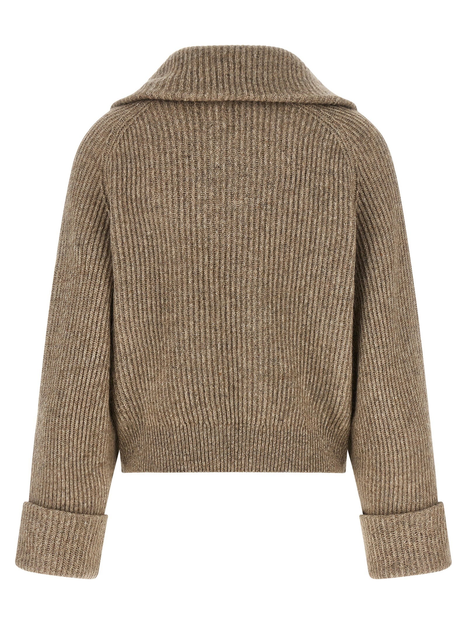 Brunello Cucinelli Shiny Zipper Pull Cardigan - view 2