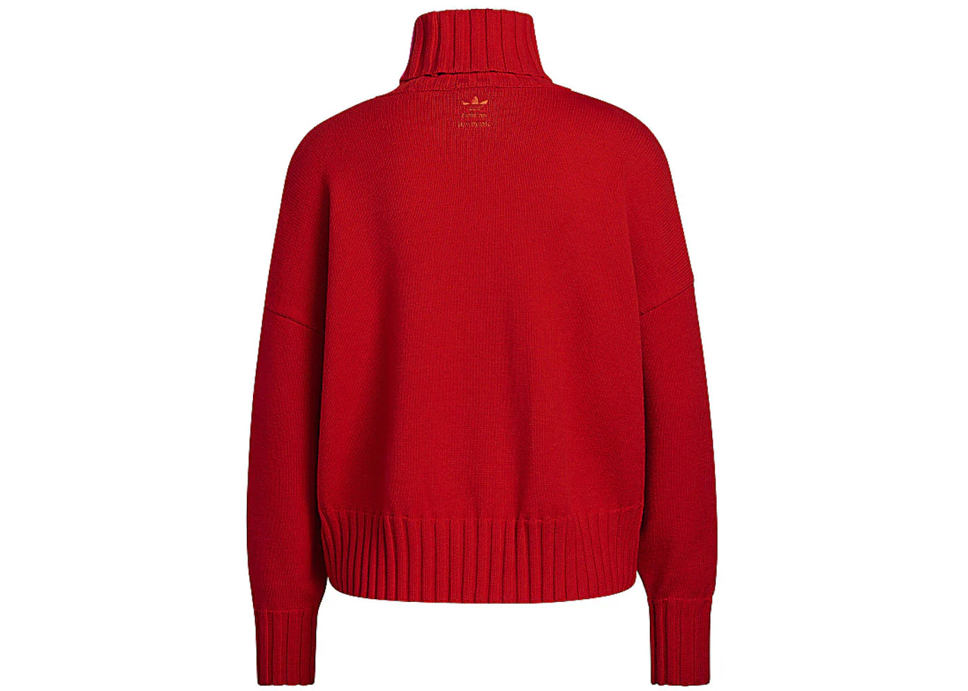 adidas Ivy Park Turtleneck Crop Sweater Red - view 2