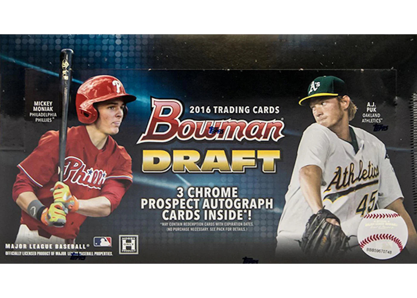 2016 Bowman Draft Baseball Jumbo Box