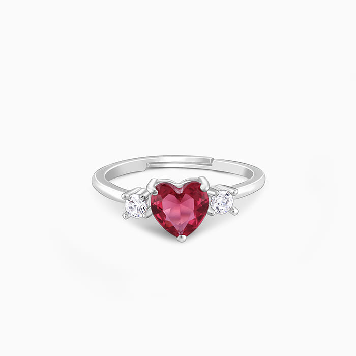 GIVA Jewellery Silver Stay With Me Ring