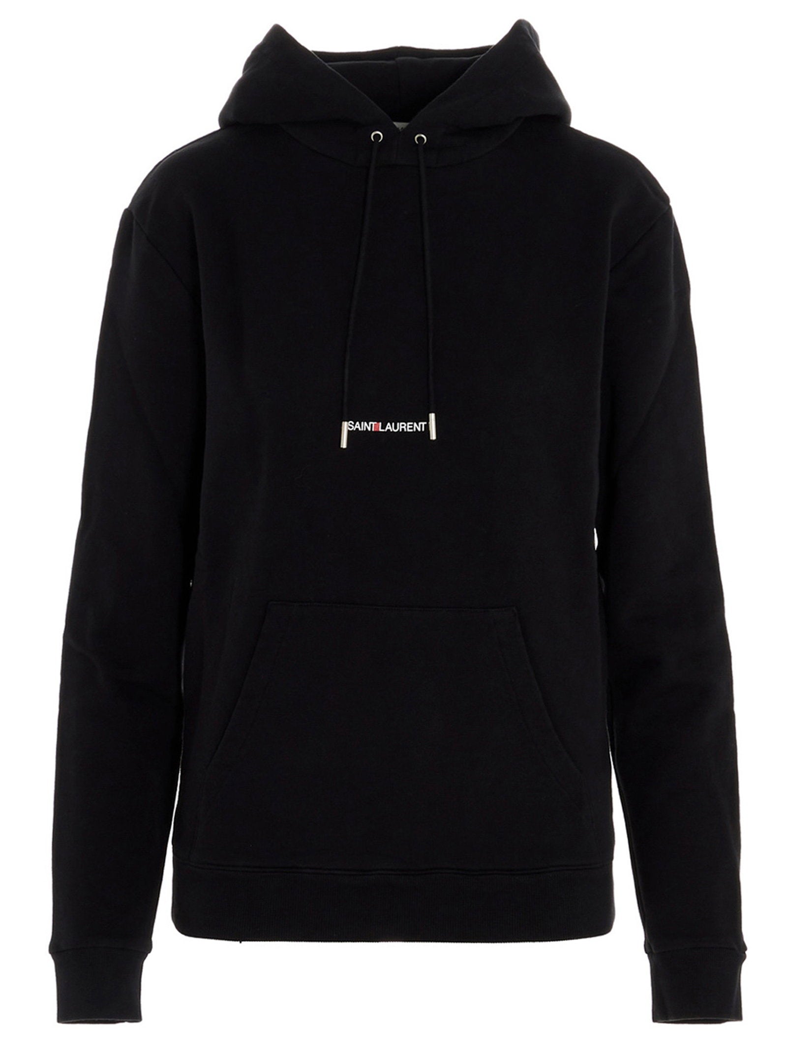 Saint Laurent Logo Print Hoodie – 100% cotton