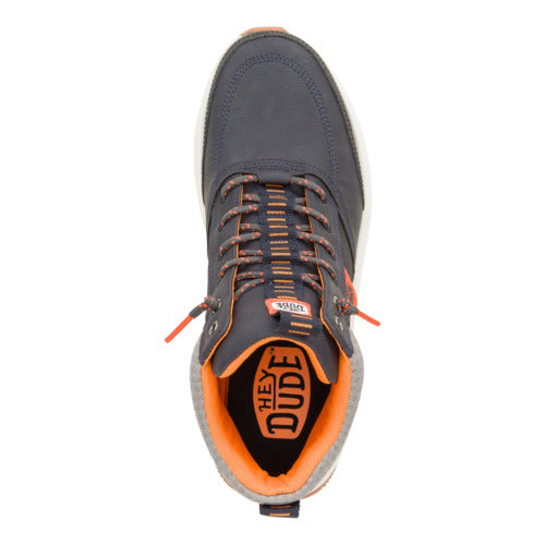 HEYDUDE shoes Tahoe Explore - Navy/Orange – Men's - view 6