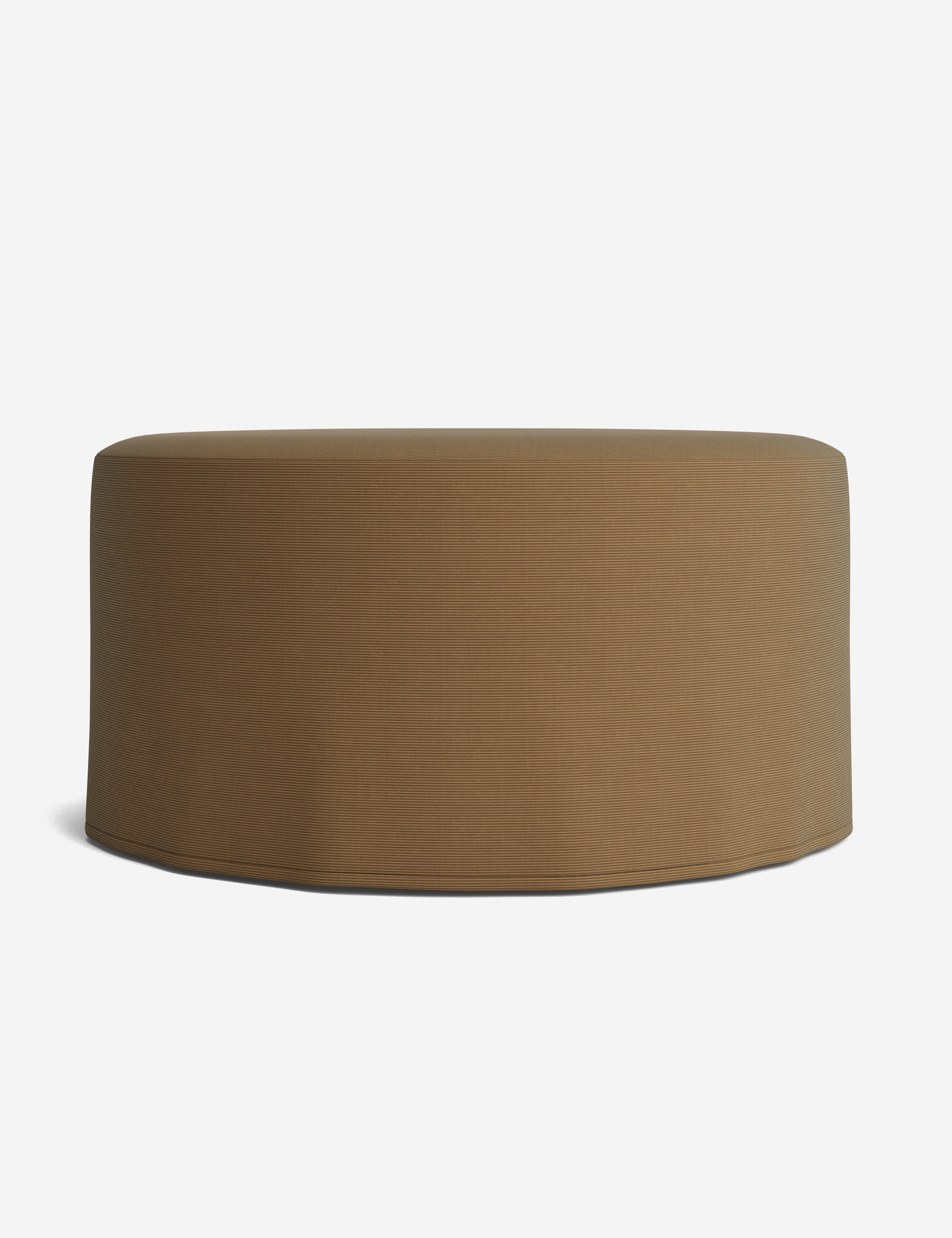 Lulu and Georgia Portola Slipcover Round Ottoman - view 59