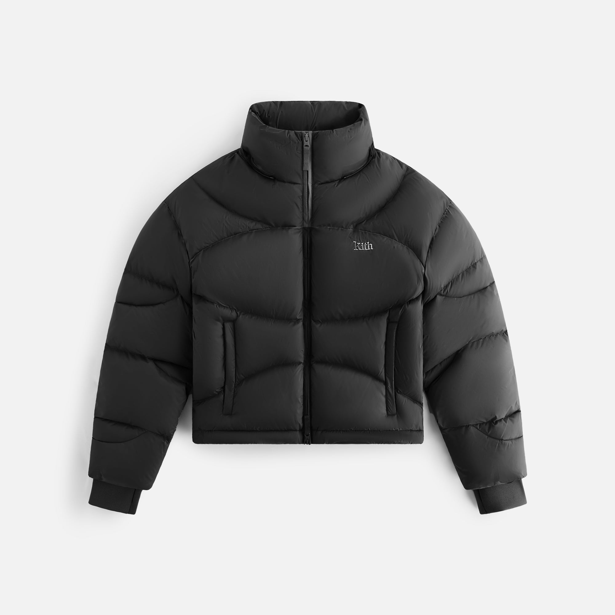 Kith Women Corey Hooded Nylon Puffer - Black - view 4