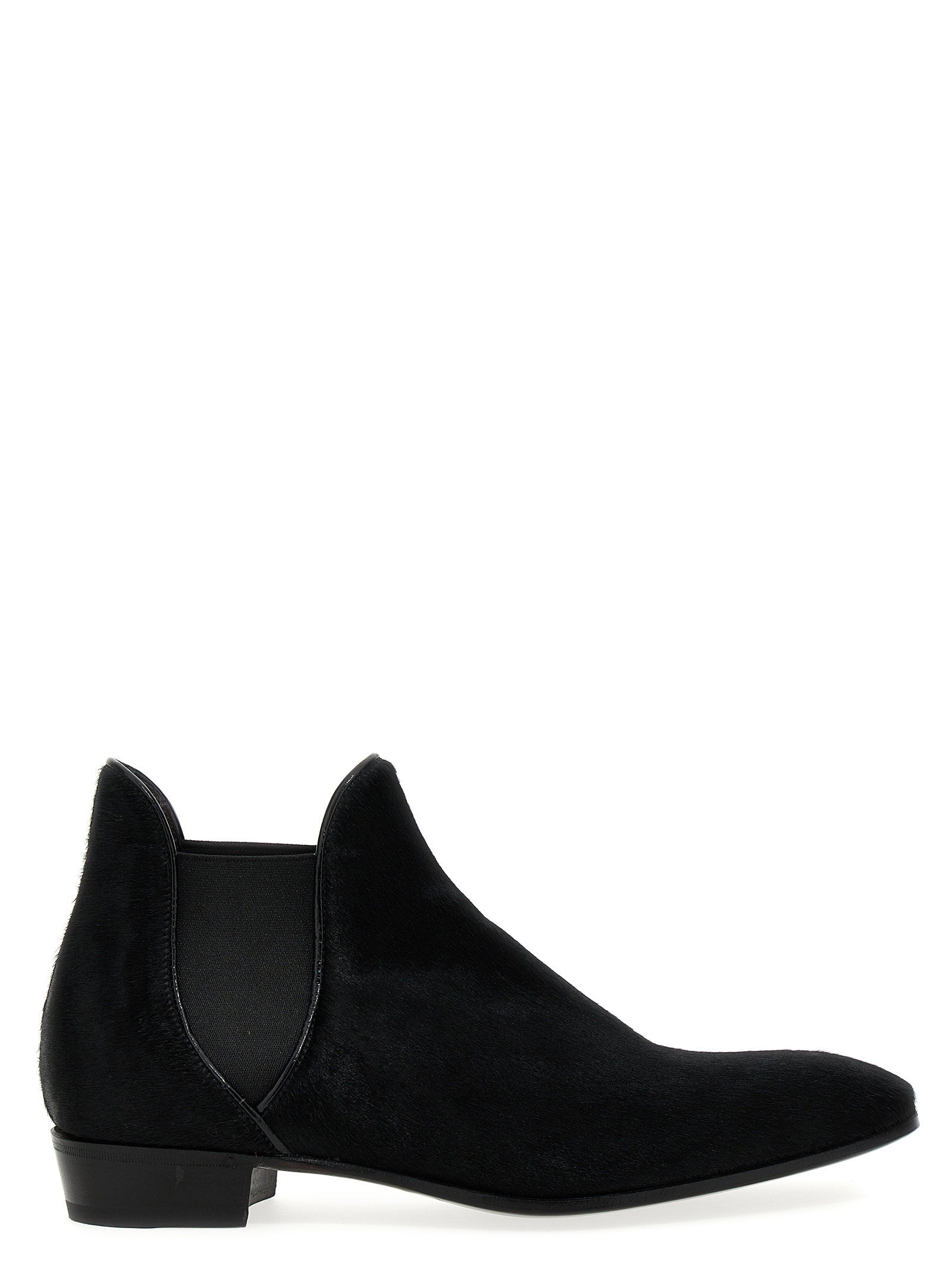 Lidfort Calf Hair Ankle Boots – 100% calf leather