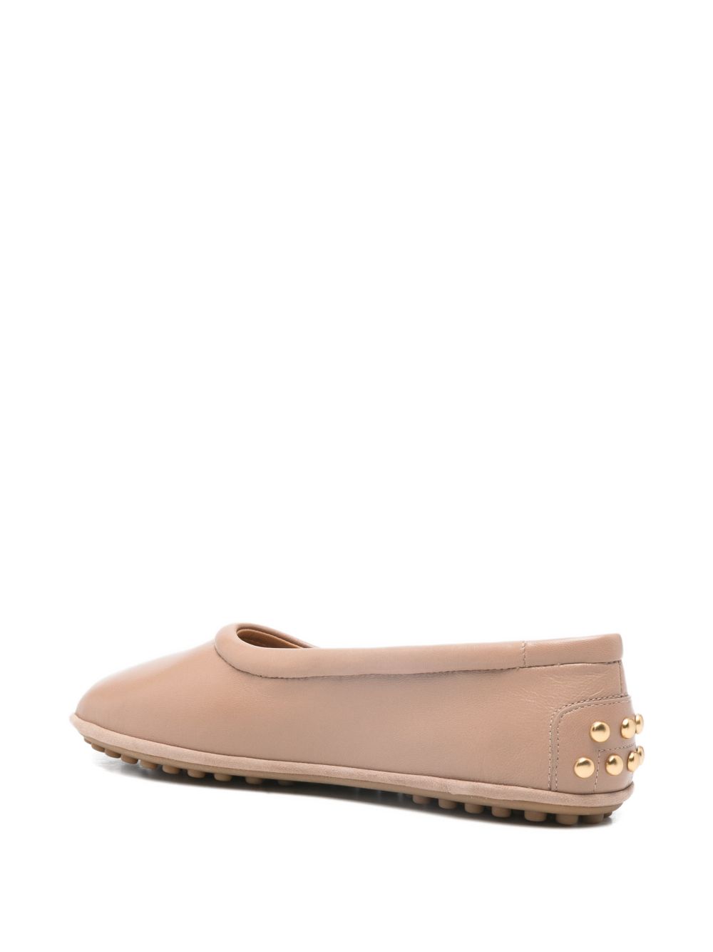 Tod'S Metal Dots Ballerinas in Nappa Leather – Calf Leather 100% - view 2