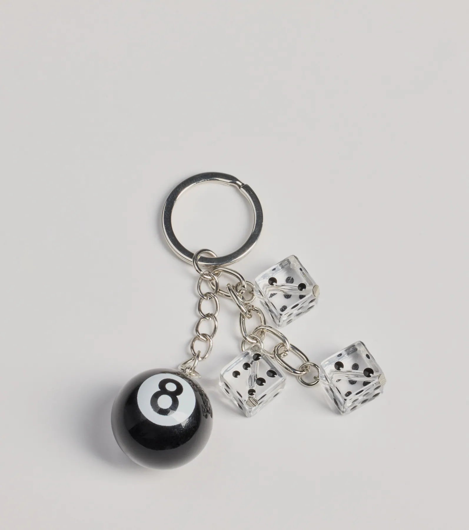 Windsor Lucky Streak 8 Ball And Dice Keychain