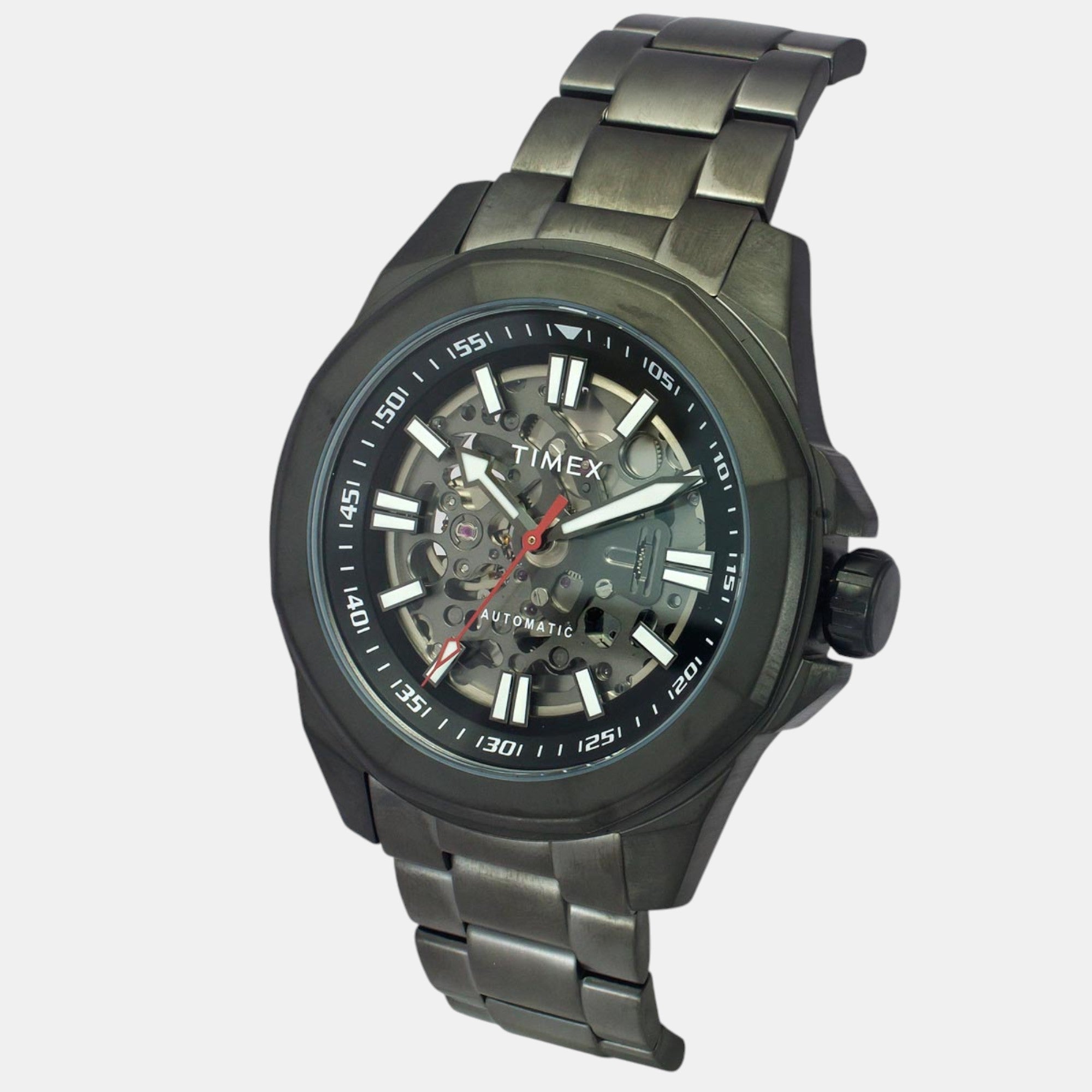 Timex E Class Men Automatic Black Dial Analog Stainless Steel Watch TWEG24103 - view 2