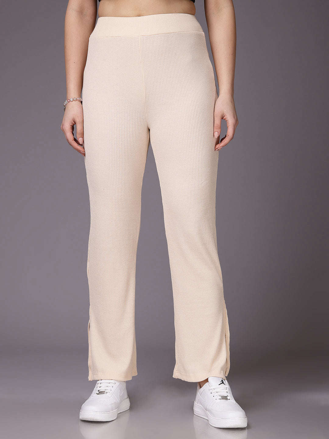 Freehand By The Indian Garage Co Women Solid Trouser - view 4