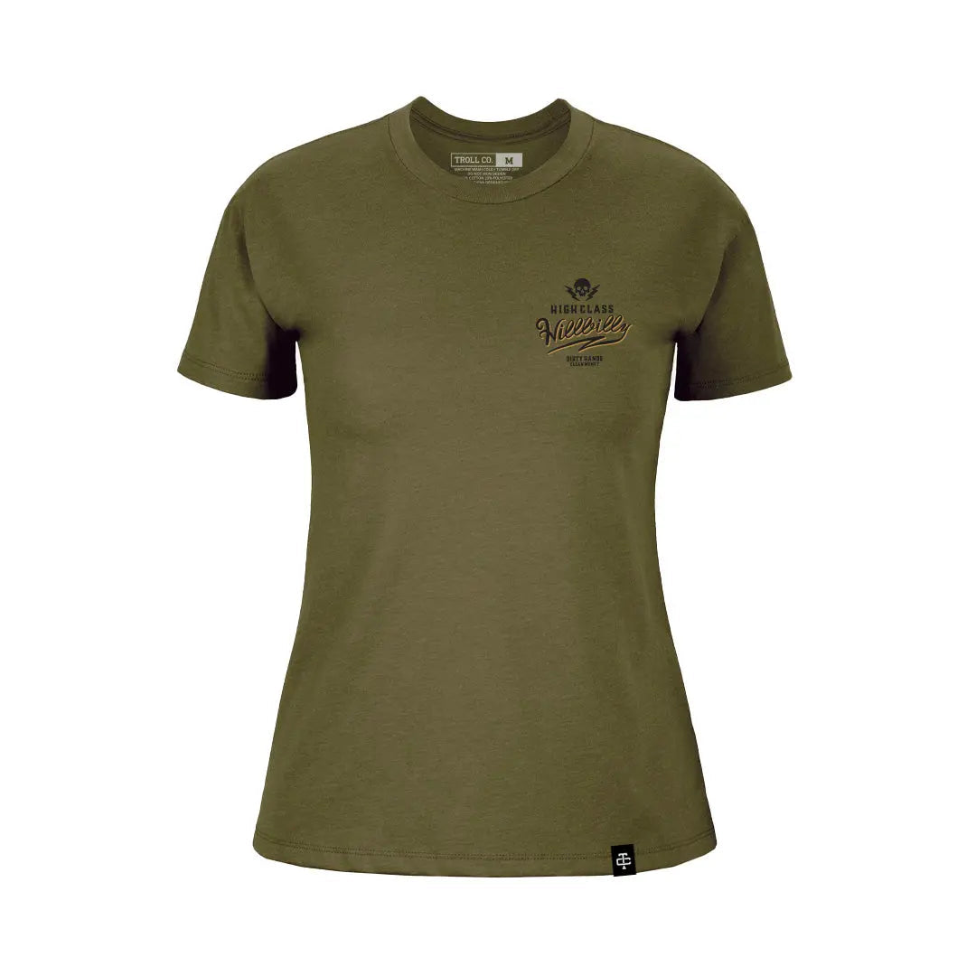 Radial Women's High Class Hillbilly Tee – Military Green