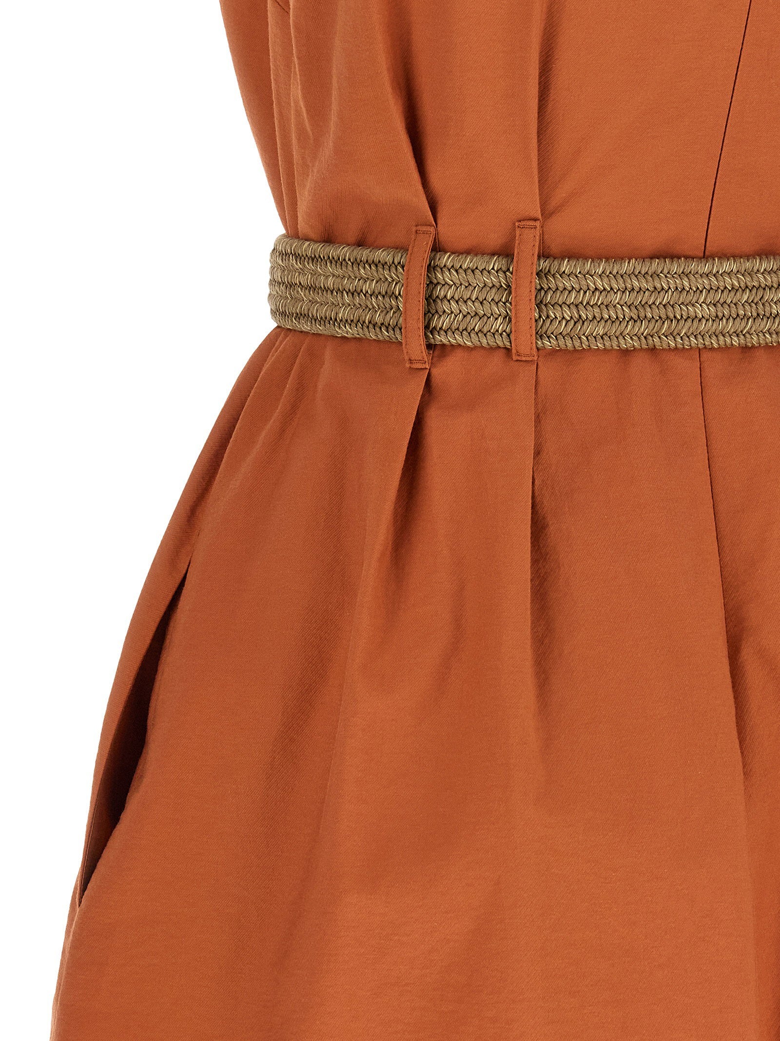 Brunello Cucinelli Texture Twill Dress - view 4