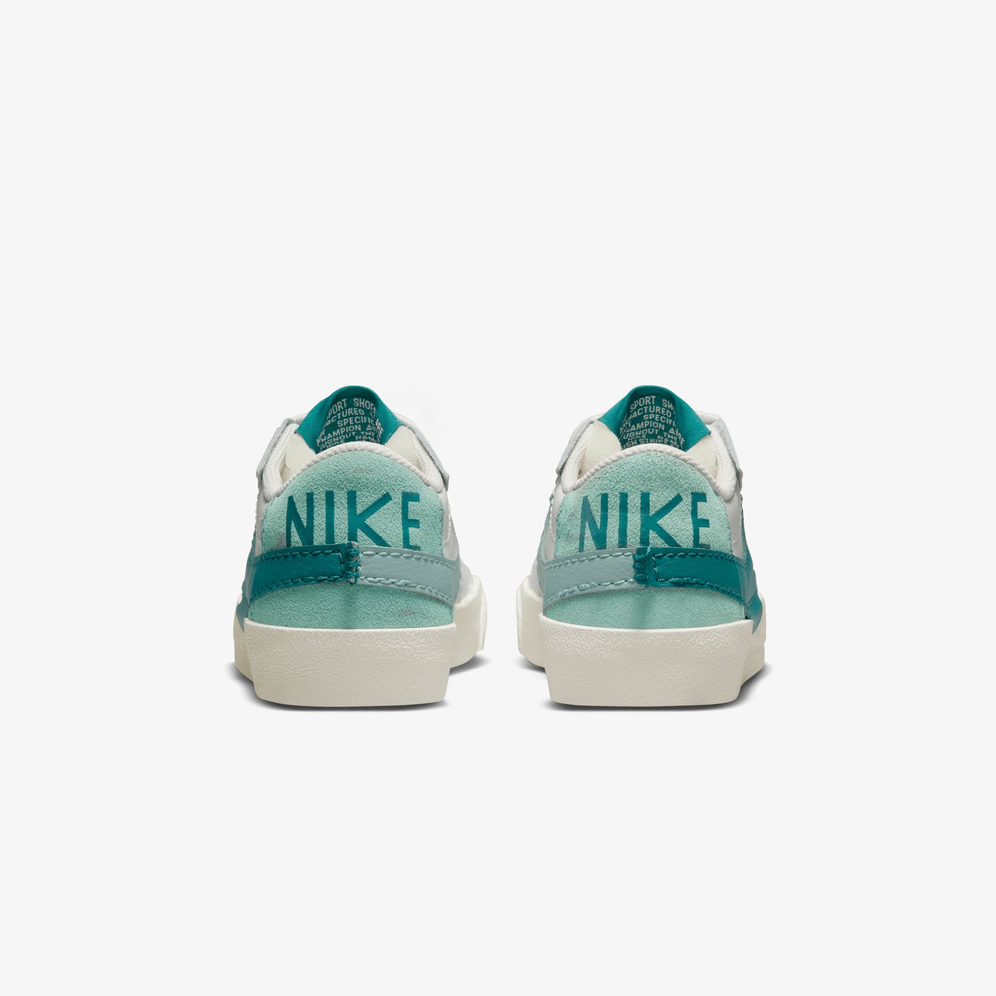 Nike | BLAZER LOW '77 JUMBO { SUMMIT WHITE/GEODE TEAL-SEA GLASS - view 2