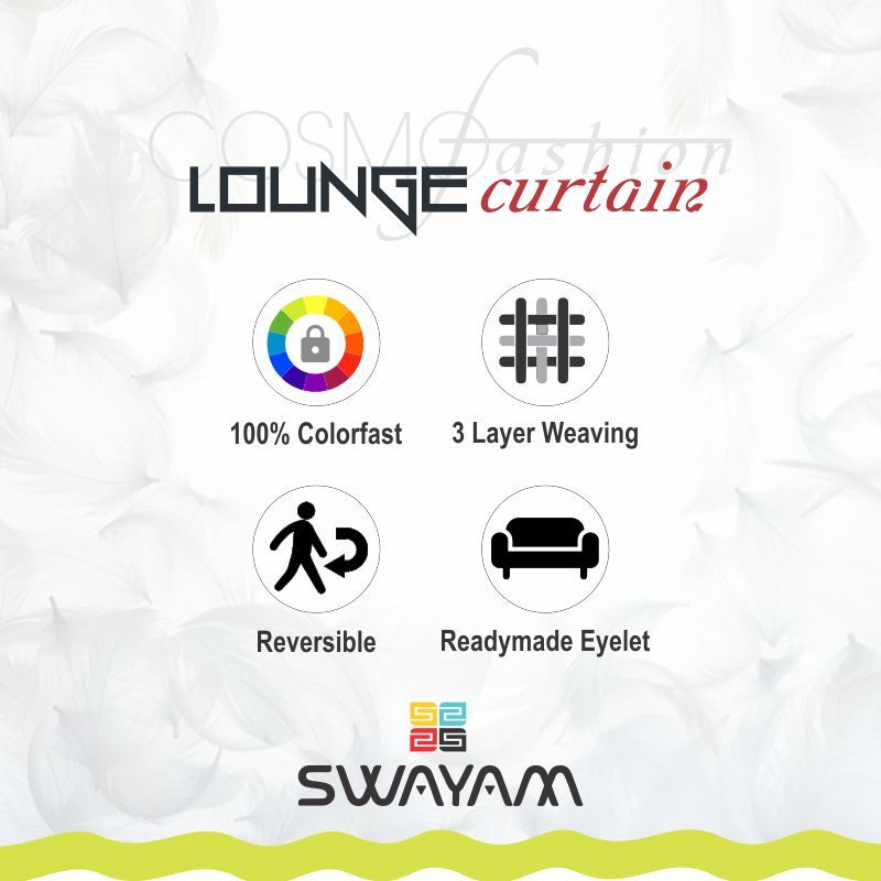 Swayam India Birds Lounge Curtains-1103