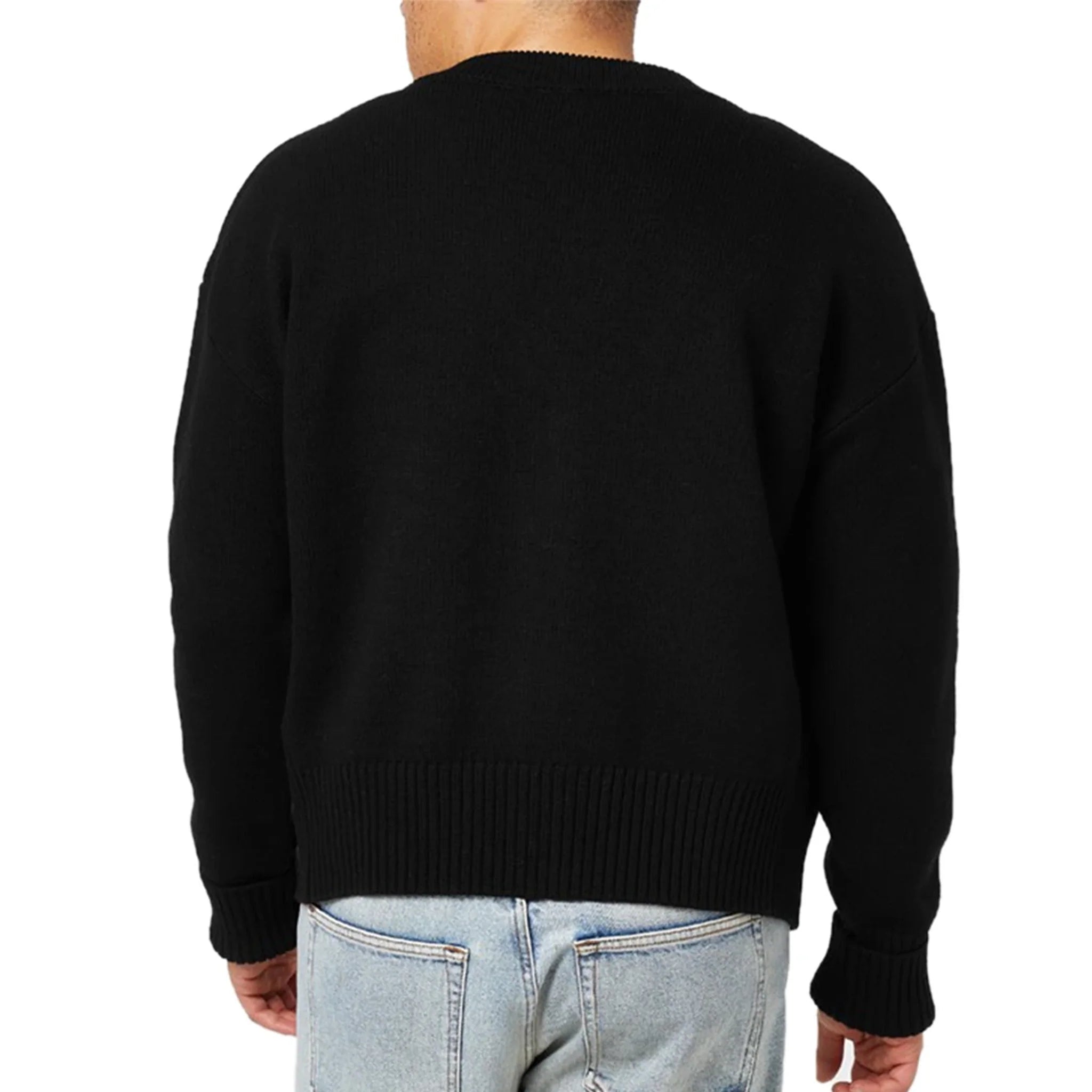 Ami Paris Ami De Coeur Black Red Cardigan - view 2