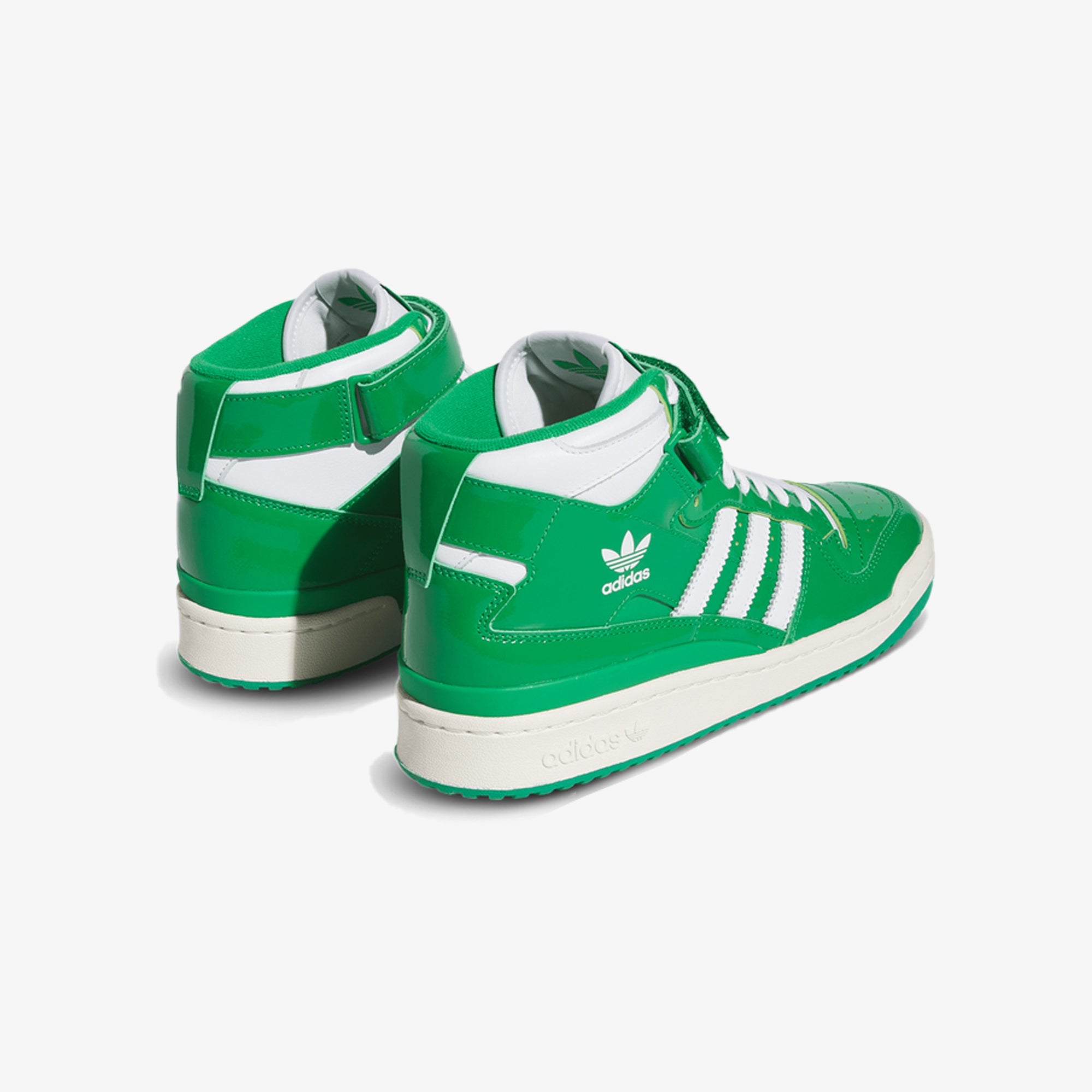 Adidas Originals | FORUM MID { GREEN/FTWR WHITE/CREAM WHITE - view 2