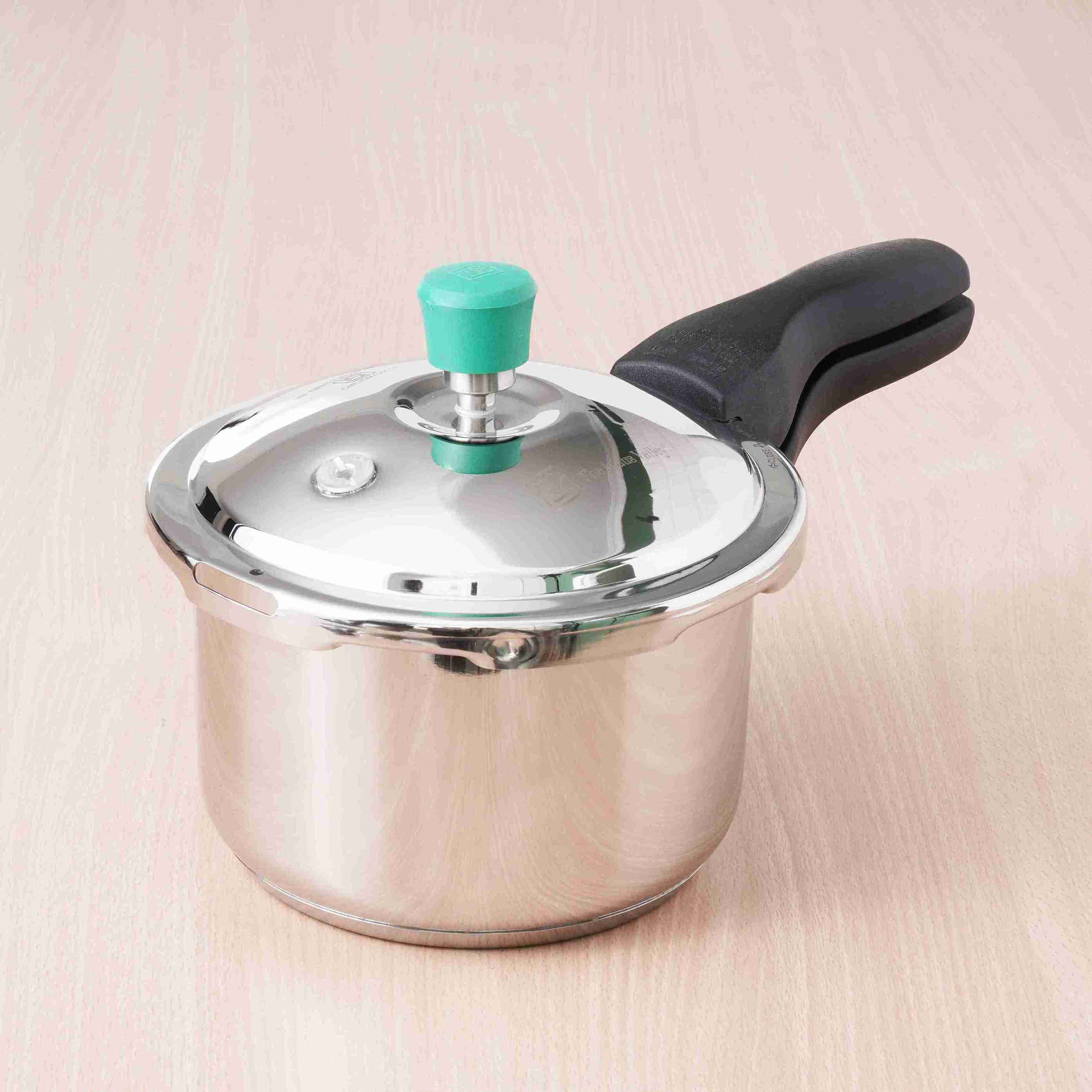 The Indus Valley QuicKooker Stainless Steel Pressure Cooker, Premium Quality, Tri-ply (3 Layer) Heavy Bottom, 100% Safe, ISI Certified, 3 Yr Warranty,