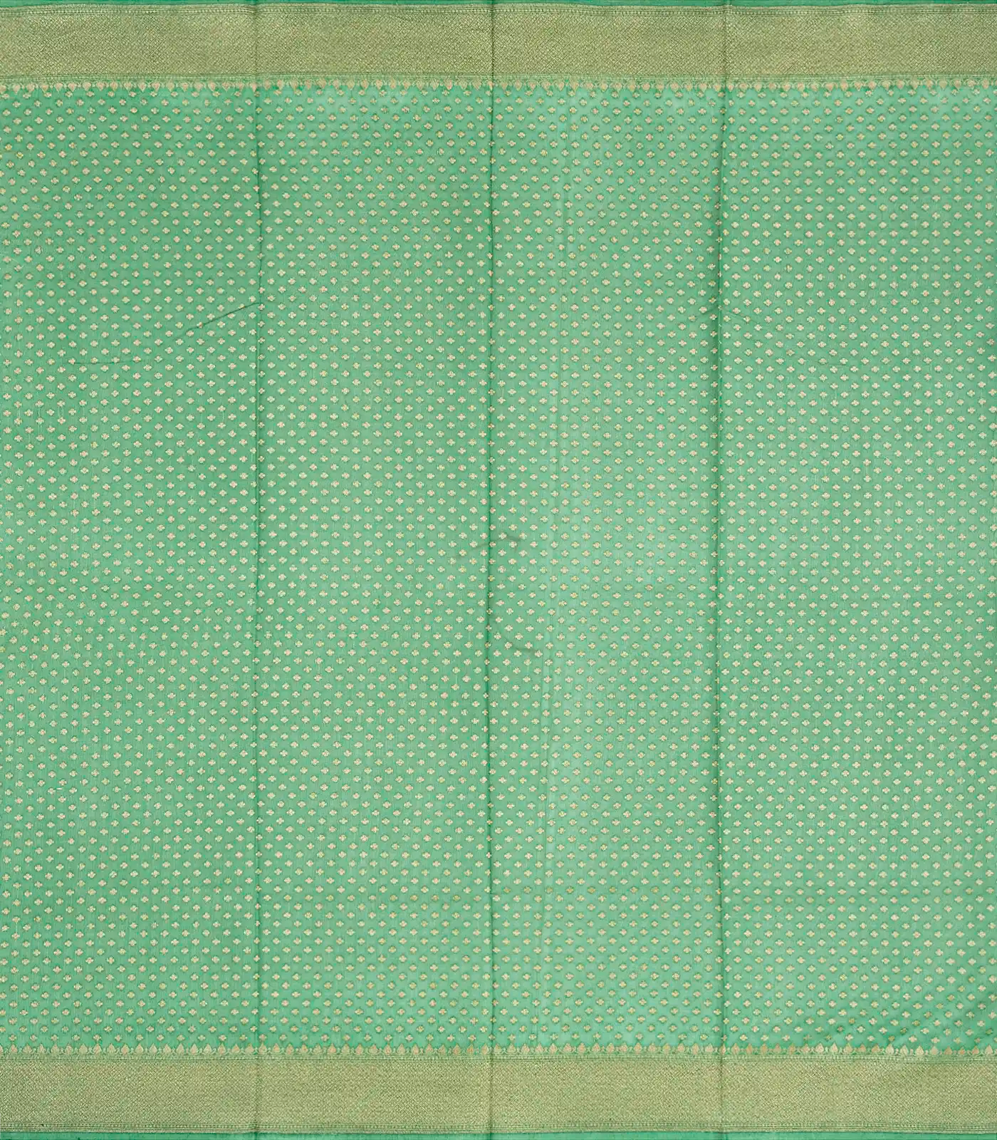 RmKV Off White Handloom Banarasi Silk Cotton Saree With Zari Checks - view 8