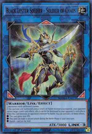 Yu-Gi-Oh! Black Luster Soldier - Soldier of Chaos - MAMA-EN073 - Ultra Rare - 1st Edition