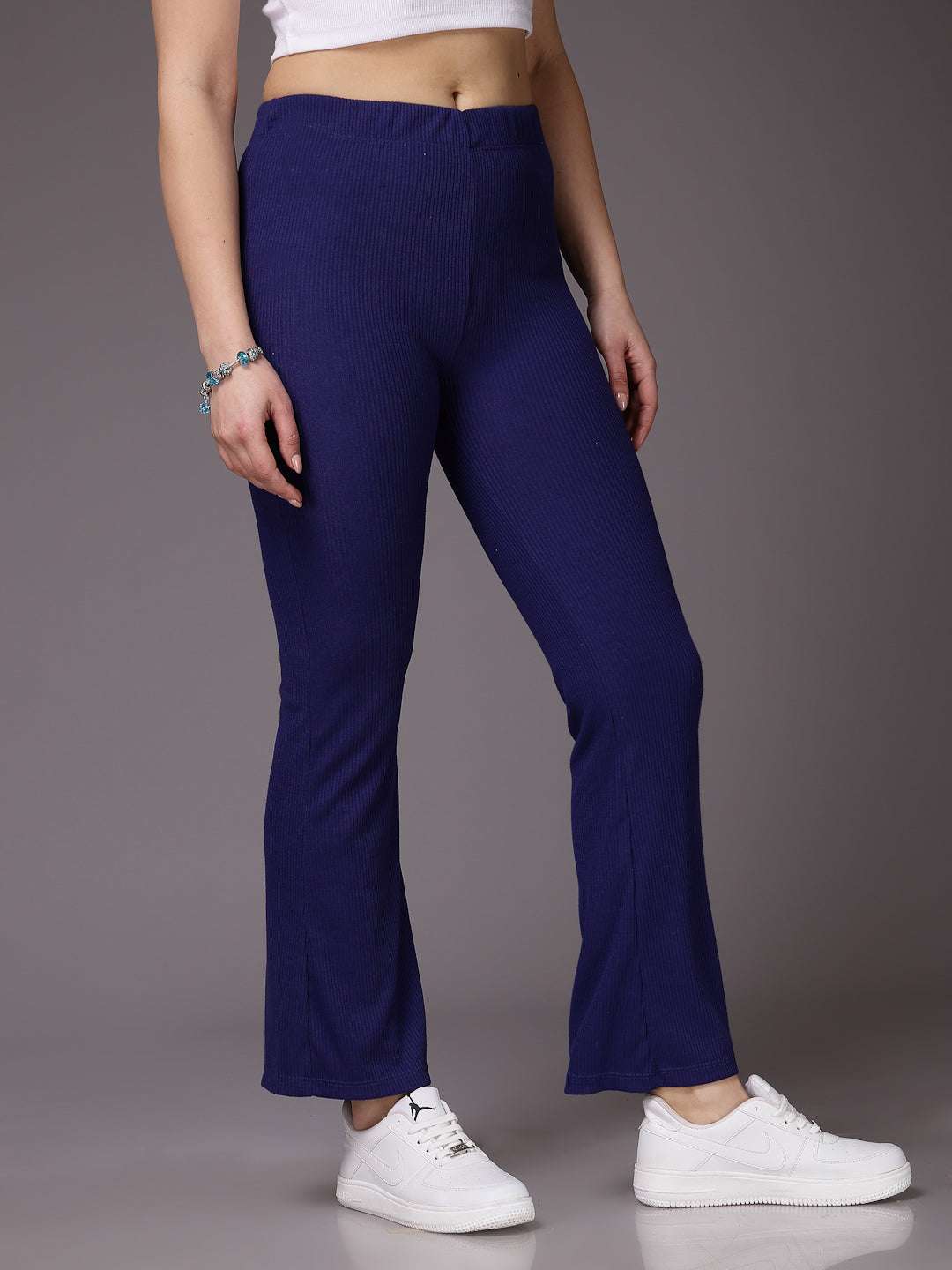 Freehand By The Indian Garage Co Women Solid Trouser - view 5