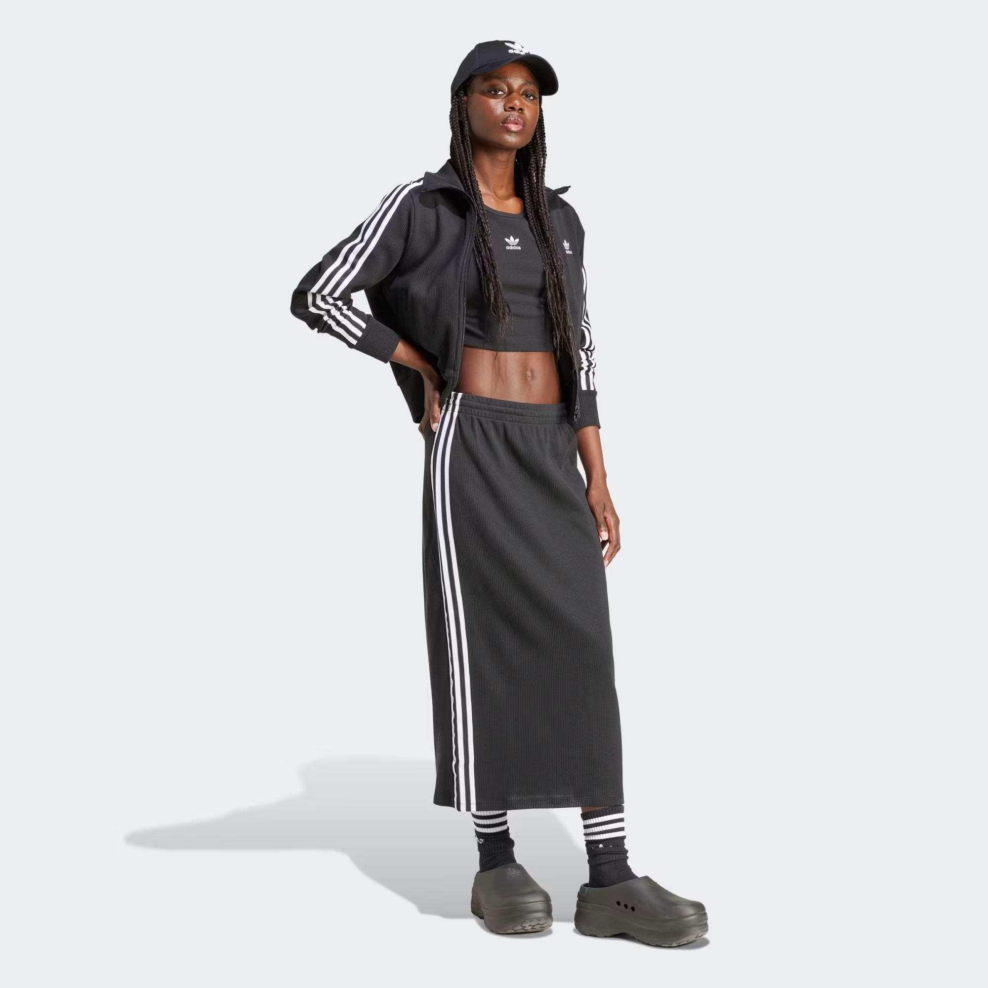 Adidas Originals | Knit Skirt { Black - view 5