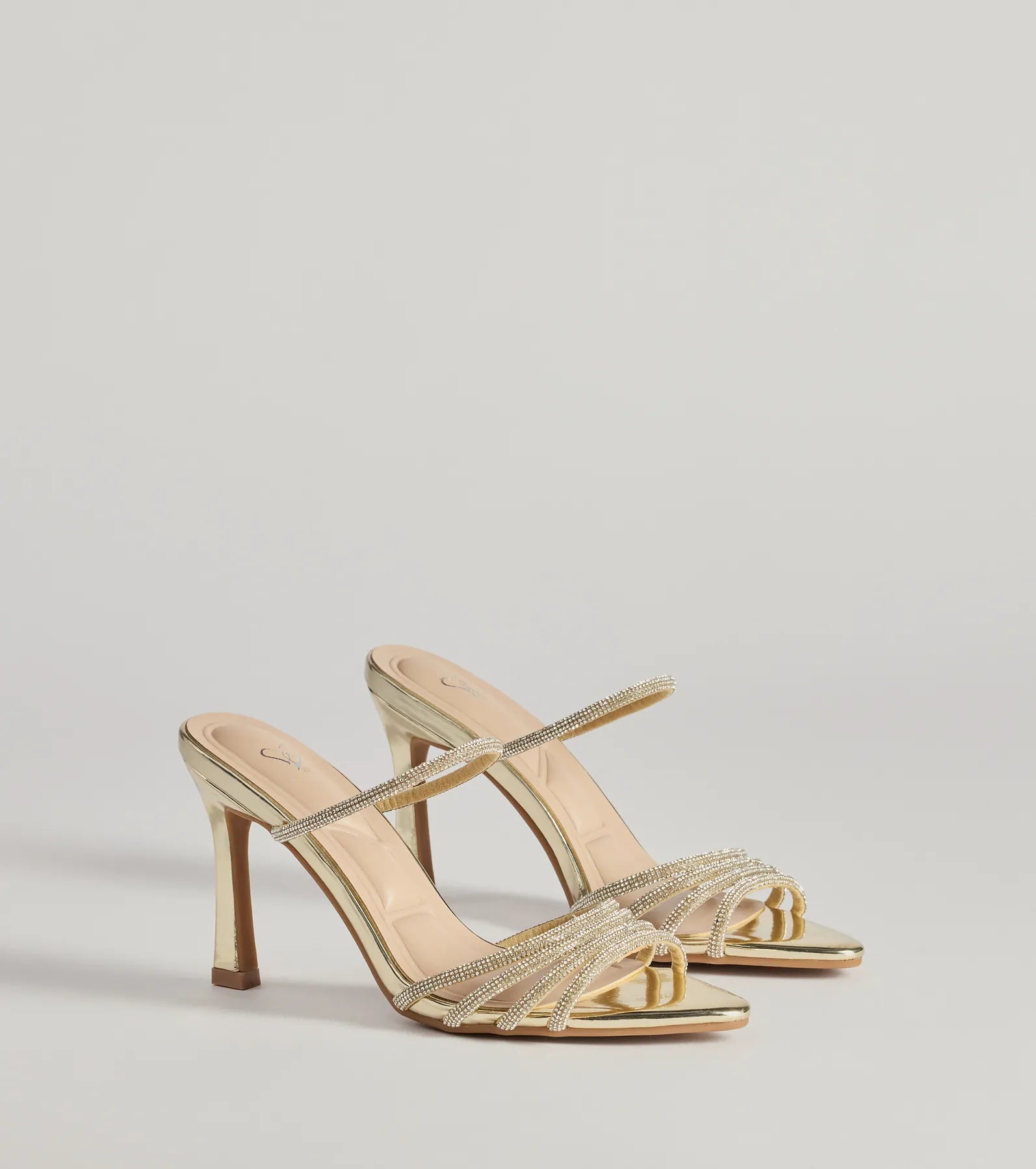Windsor Endless Shine Rhinestone Stiletto Heels - view 9