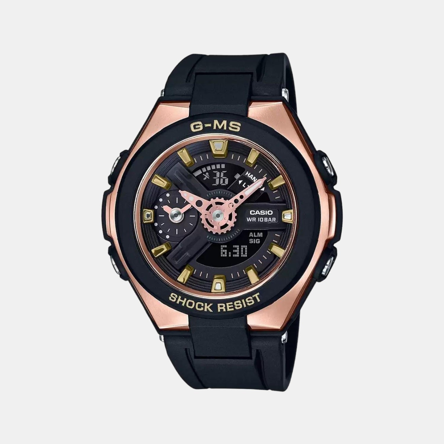 Casio Baby-G Women Quartz Black Dial Analog-Digital Resin Watch BX108