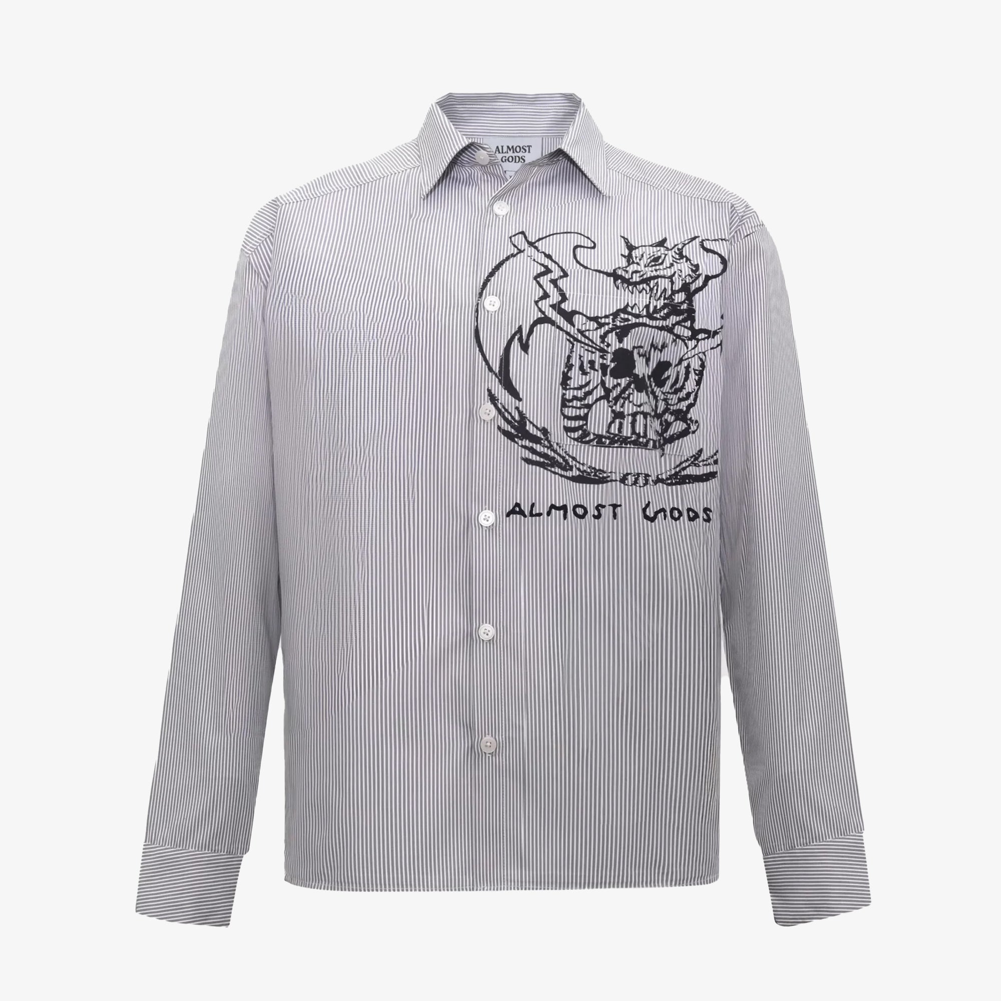 Almost Gods | Almost Gods Recon Shirt { White - view 2
