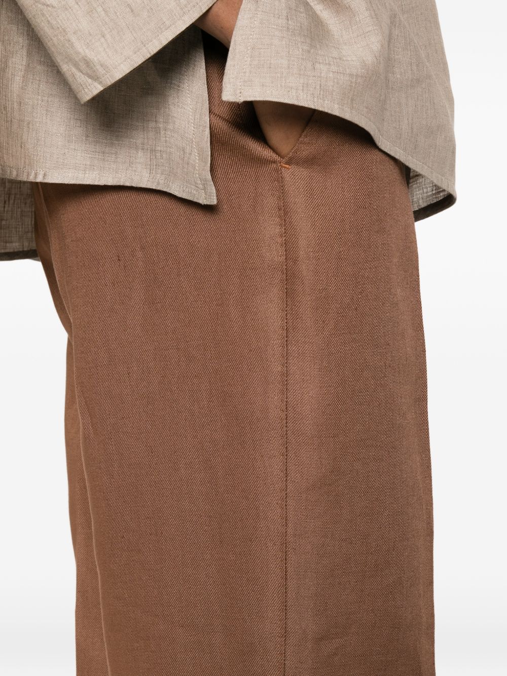 Tagliatore Linen trousers - view 2
