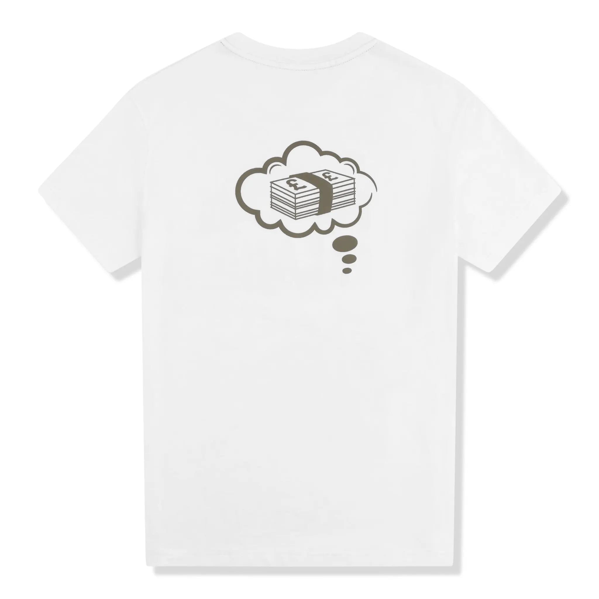 Fully Paid Dreams White Khaki Oversized T Shirt - view 2