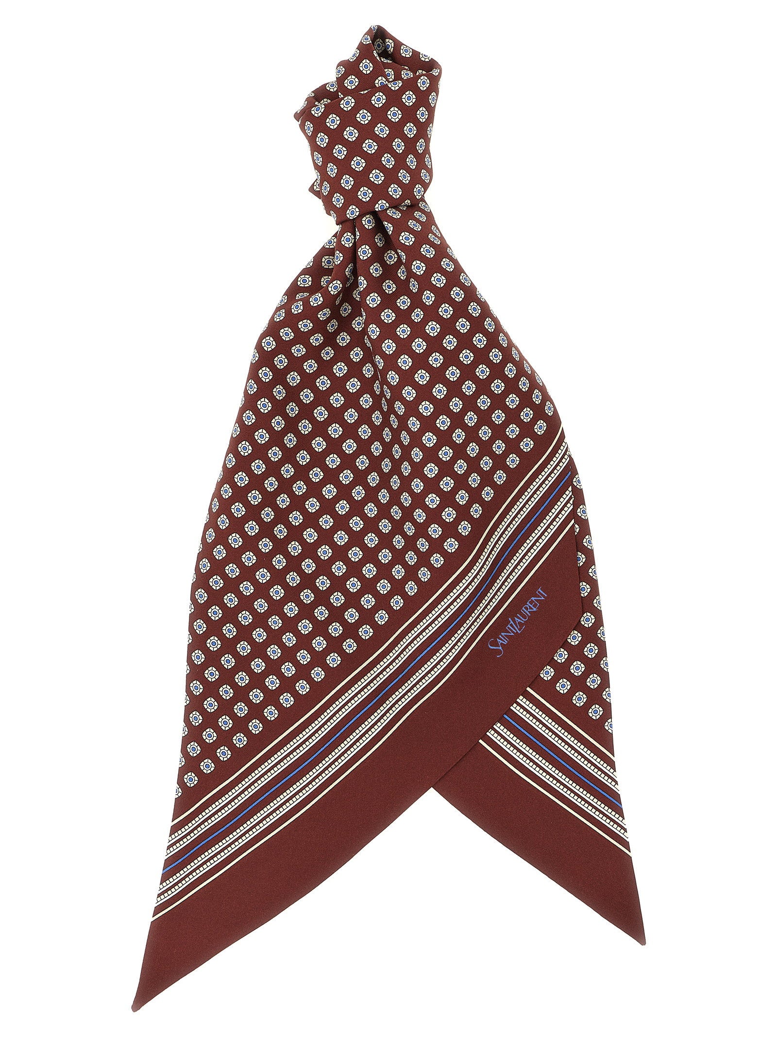 Saint Laurent Lavallière Scarf – 100% silk