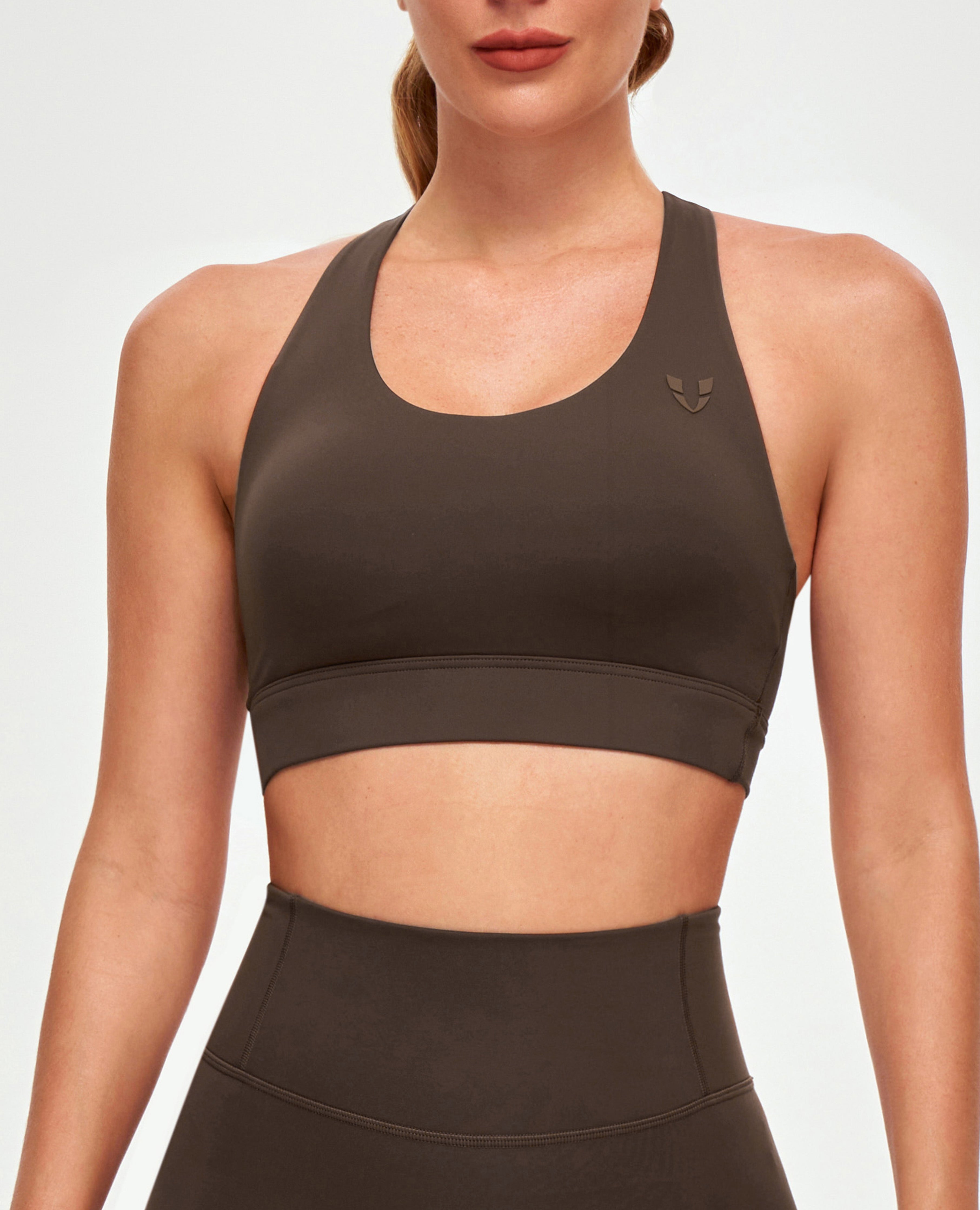 FIRM ABS Energy Sports Bra - Brown