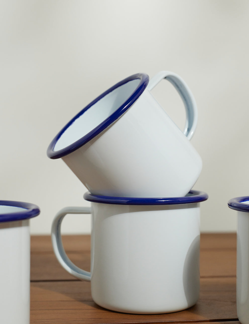 Lulu and Georgia Enamelware Mug (Set of 4) by Crow Canyon - view 5