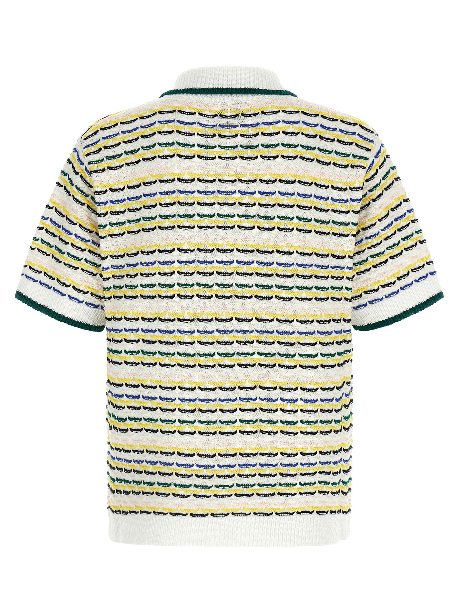 Casablanca Tuck Stitch Short Sleeve Shirt – 100% cotton - view 2