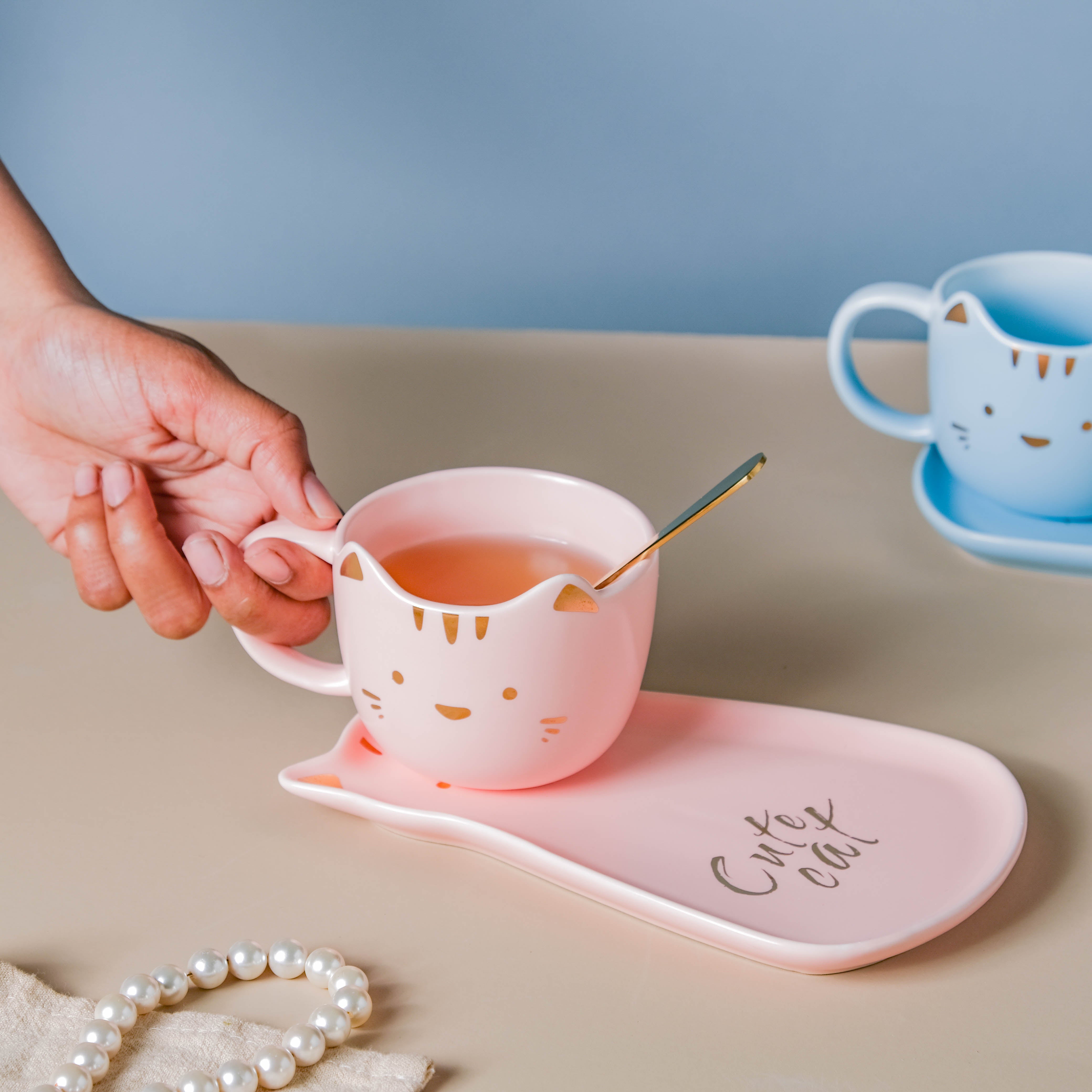 Nestasia Kitten Mug And Plate - view 8