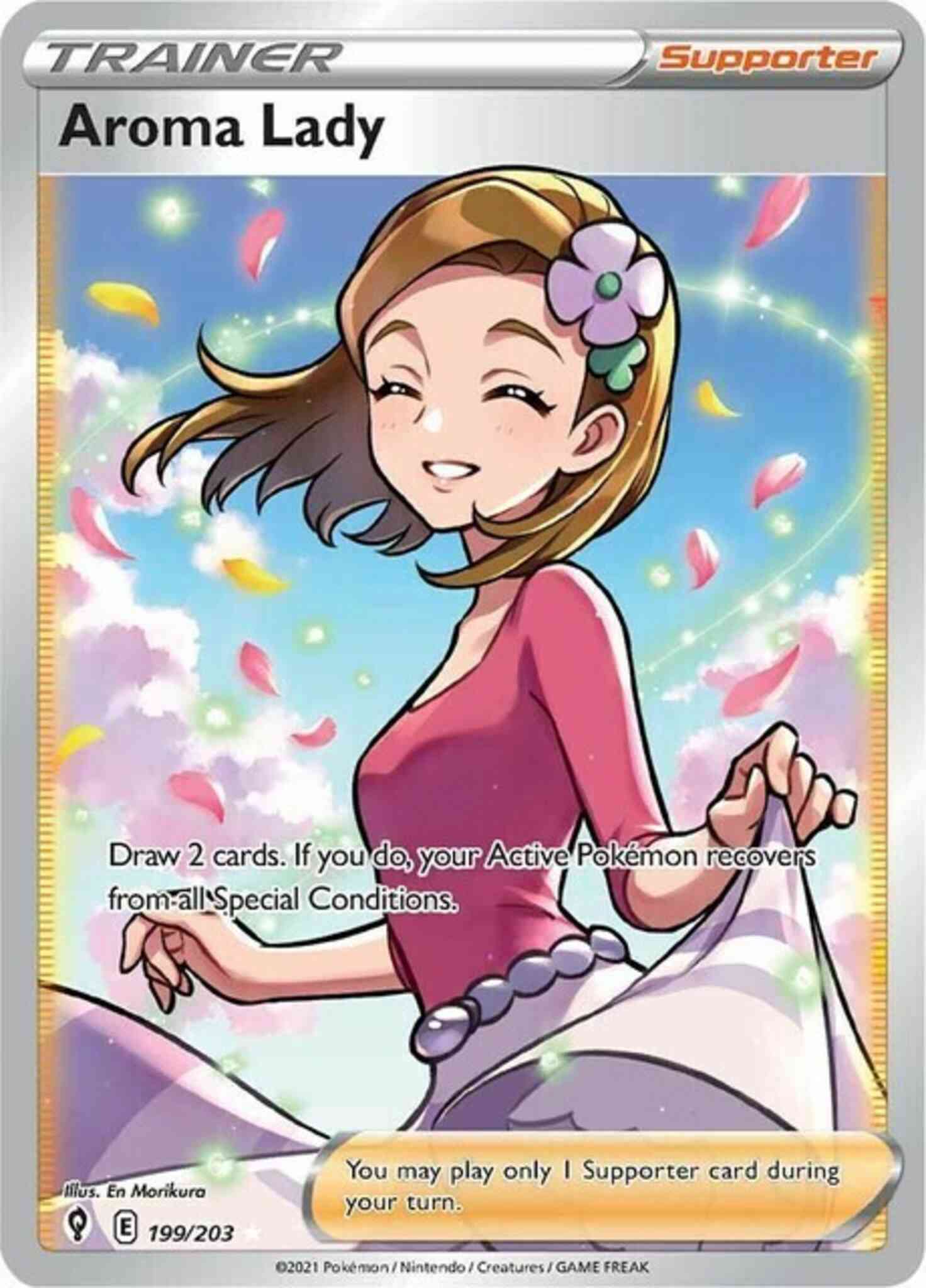 Rare ultra swsh7-199 – Pokémon Aroma Lady - 199/203 - Rare Ultra [swsh7-199] [Ultra]