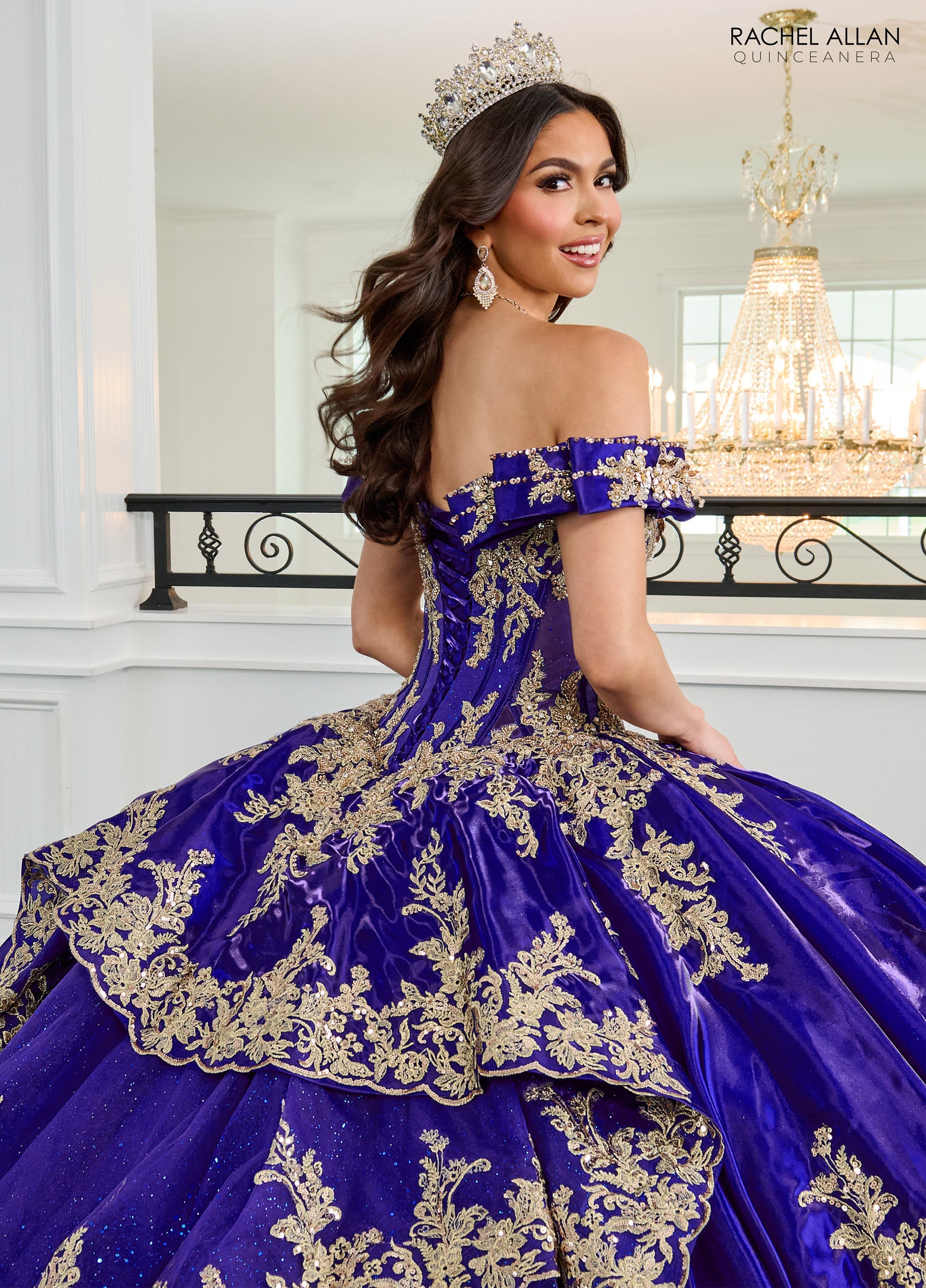 Mary's Bridal Off Shoulder Quinceanera Dress by Rachel Allan RQ3151 - view 8