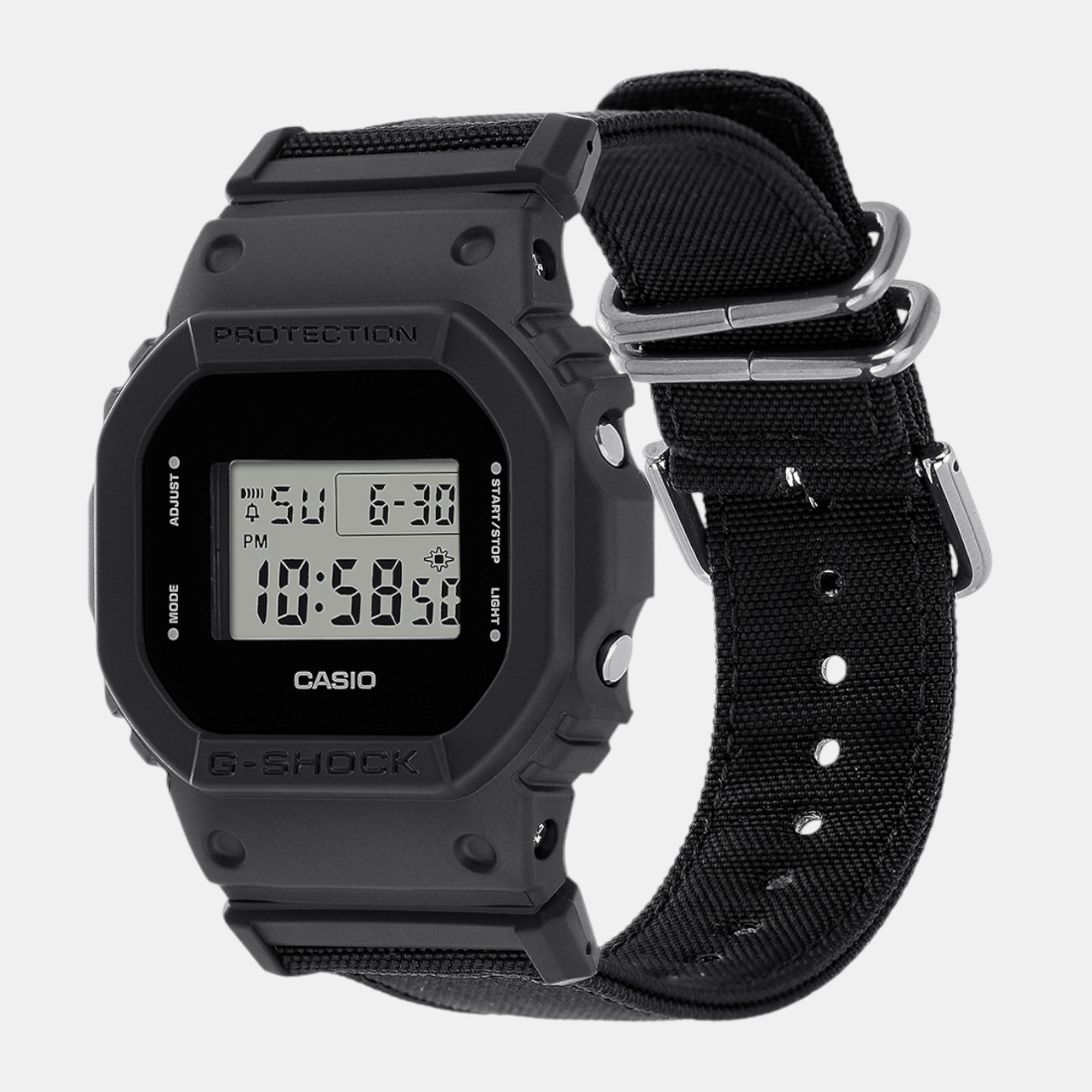 Casio G-Shock Men Quartz Black Dial Digital Fabric Watch G1512 - view 2