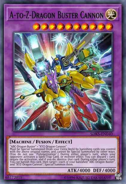Yu-Gi-Oh! A-to-Z-Dragon Buster Cannon - SDKS-EN040 - Ultra Rare - Unlimited