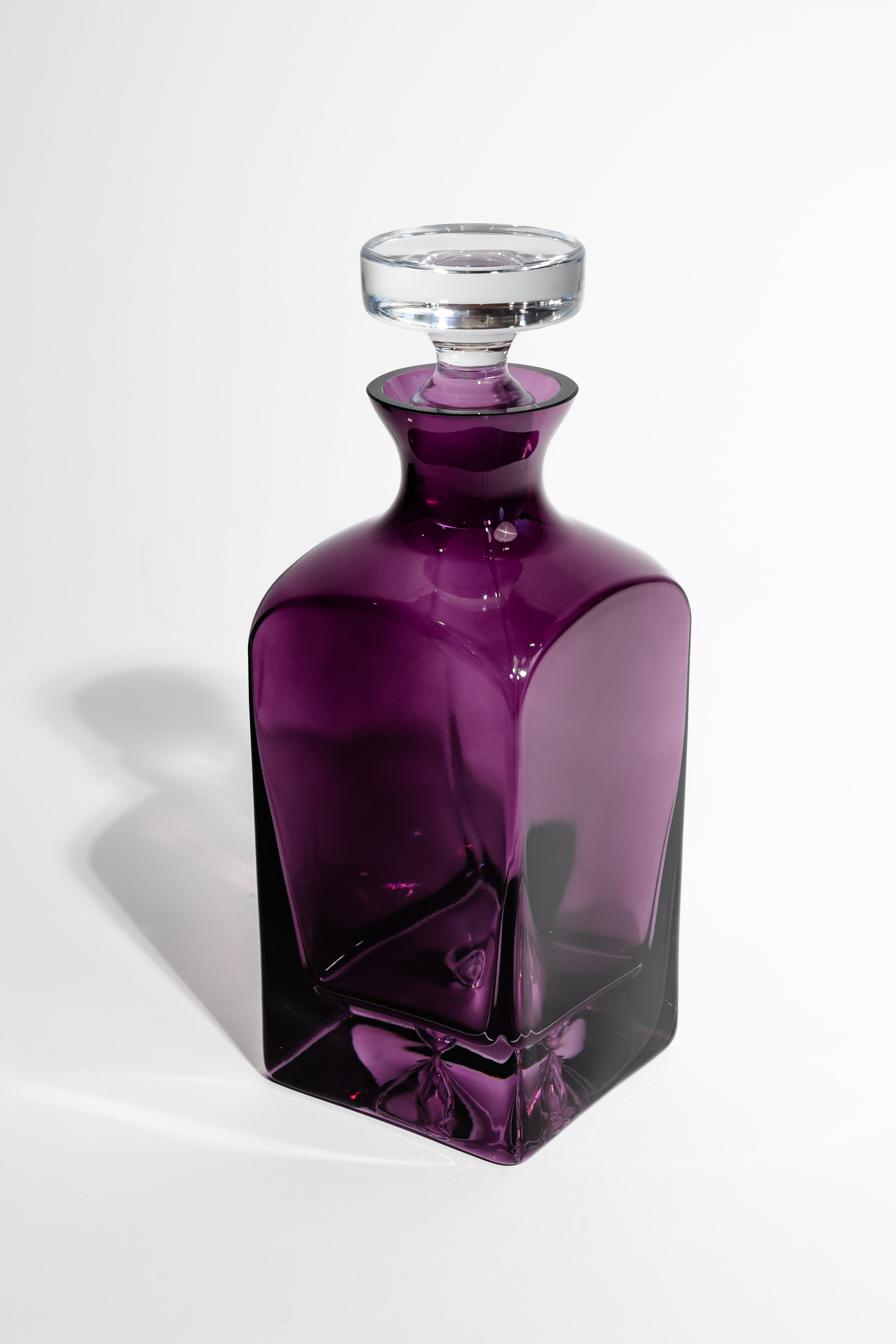 Estelle Colored Glass Estelle Colored Decanter - Heritage {Amethyst} - view 2