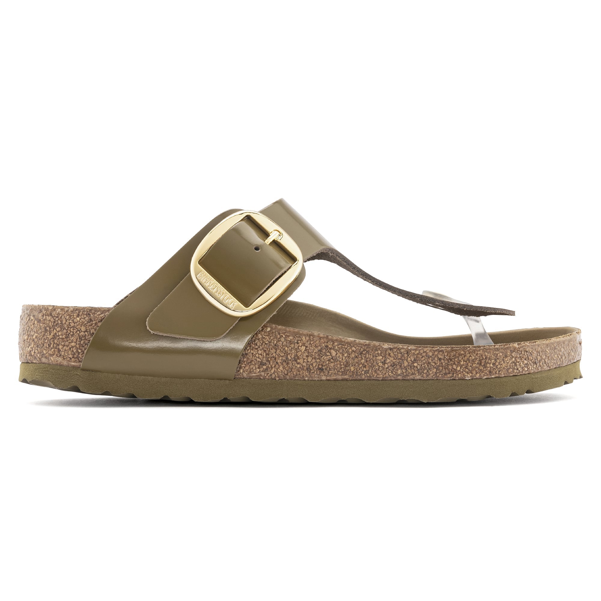 Birkenstock Gizeh Big Buckle Natural Leather Patent - view 4