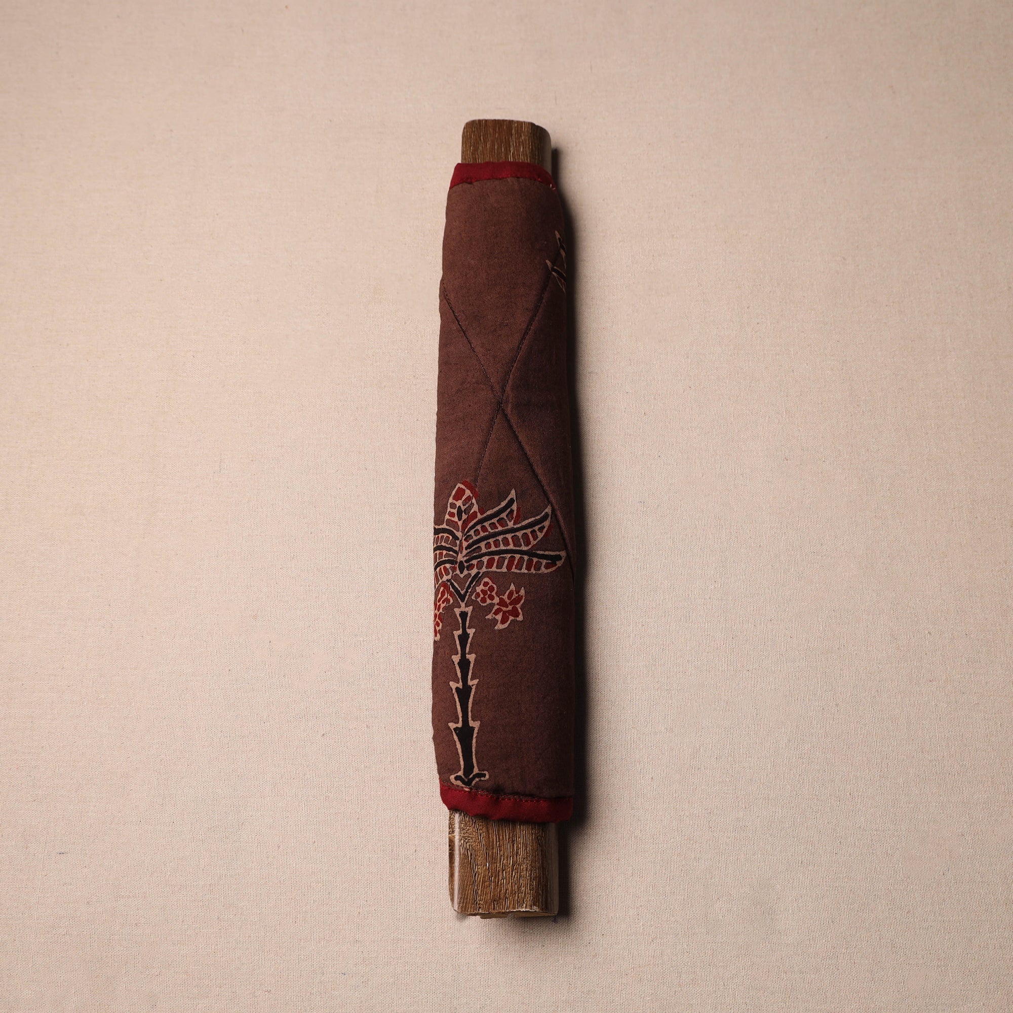 JALPARI Brown - Handmade Cotton Fridge Handle Cover 38