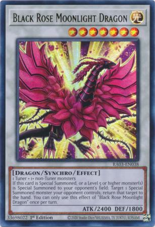 Yu-Gi-Oh! Black Rose Moonlight Dragon - RA03-EN038 - Ultra Rare - 1st Edition