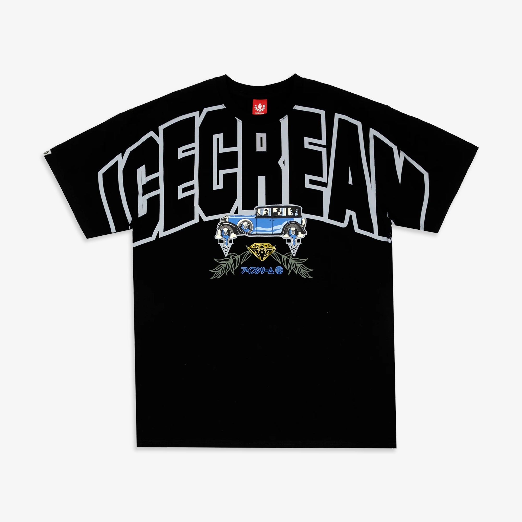 S s tee – Icecream | COLLEGIATE S/S TEE { BLACK